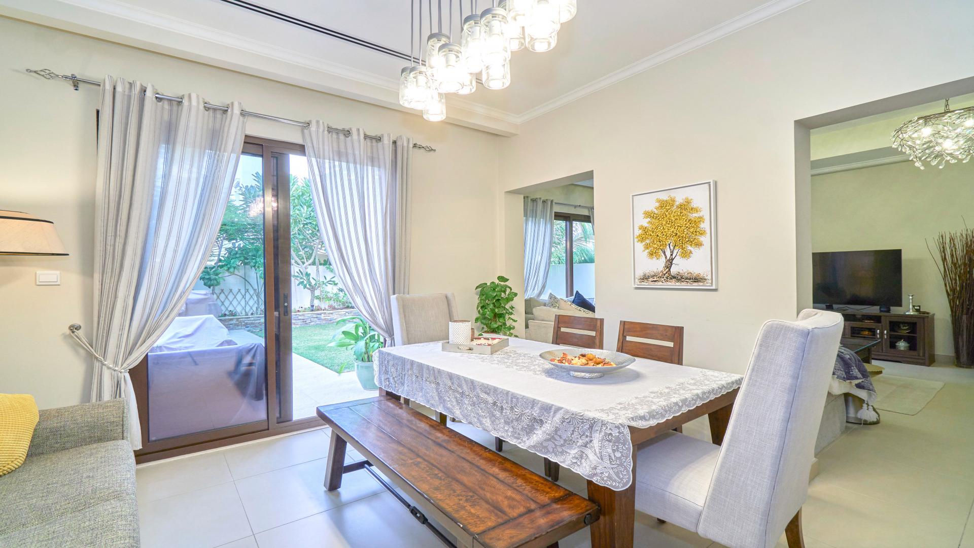 Spacious balcony view from stylish villa in Arabian Ranches 2, Lila community