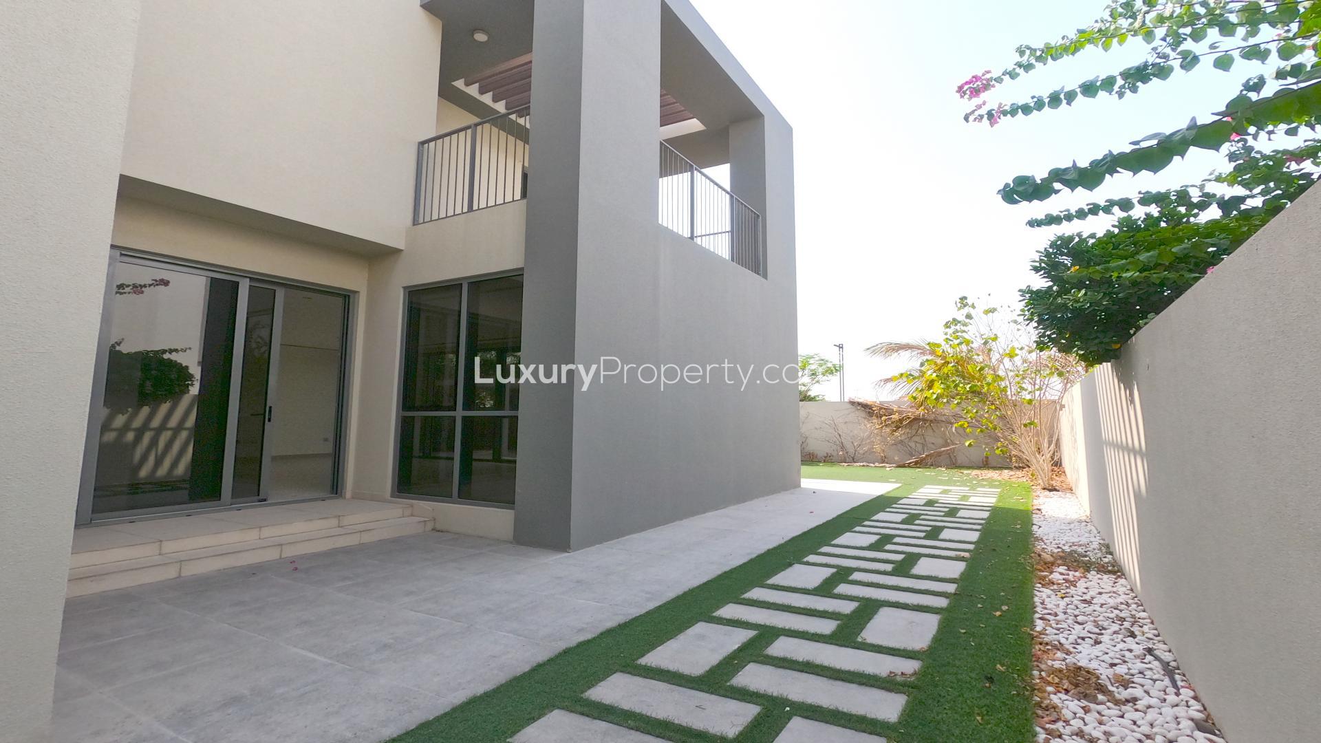 4-Bed Villa Exterior in Sidra, Dubai Hills Estate, with Garden and Modern Design