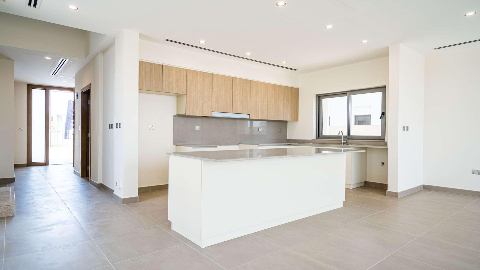 Beautiful villa exterior with lush garden in Sidra 2, Dubai Hills Estate for rent