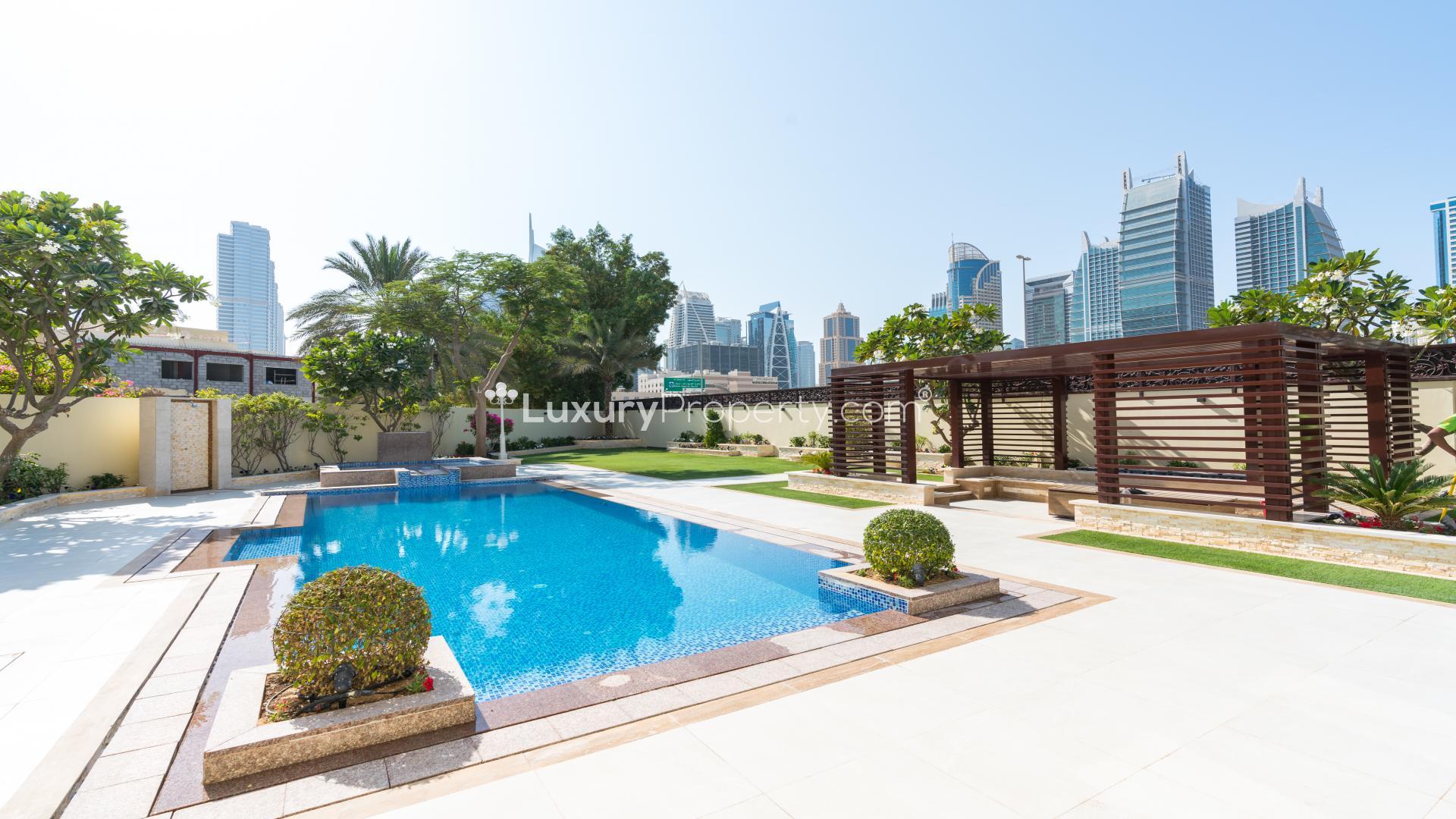 Fully upgraded villa with private pool and garden in Meadows 2, available for rent