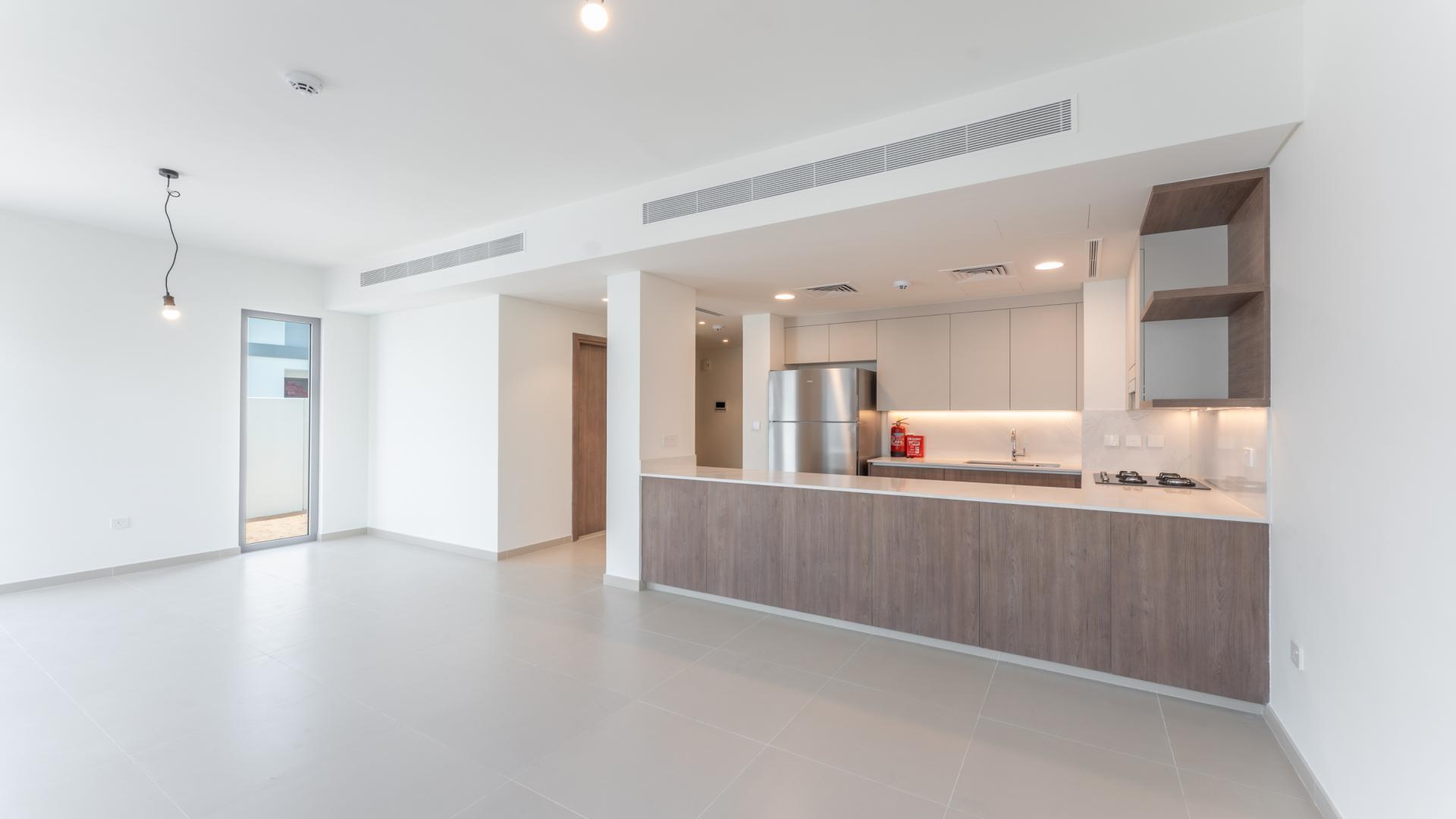 Bright open living area with garden view in Tilal Al Ghaf, Elan villa for rent