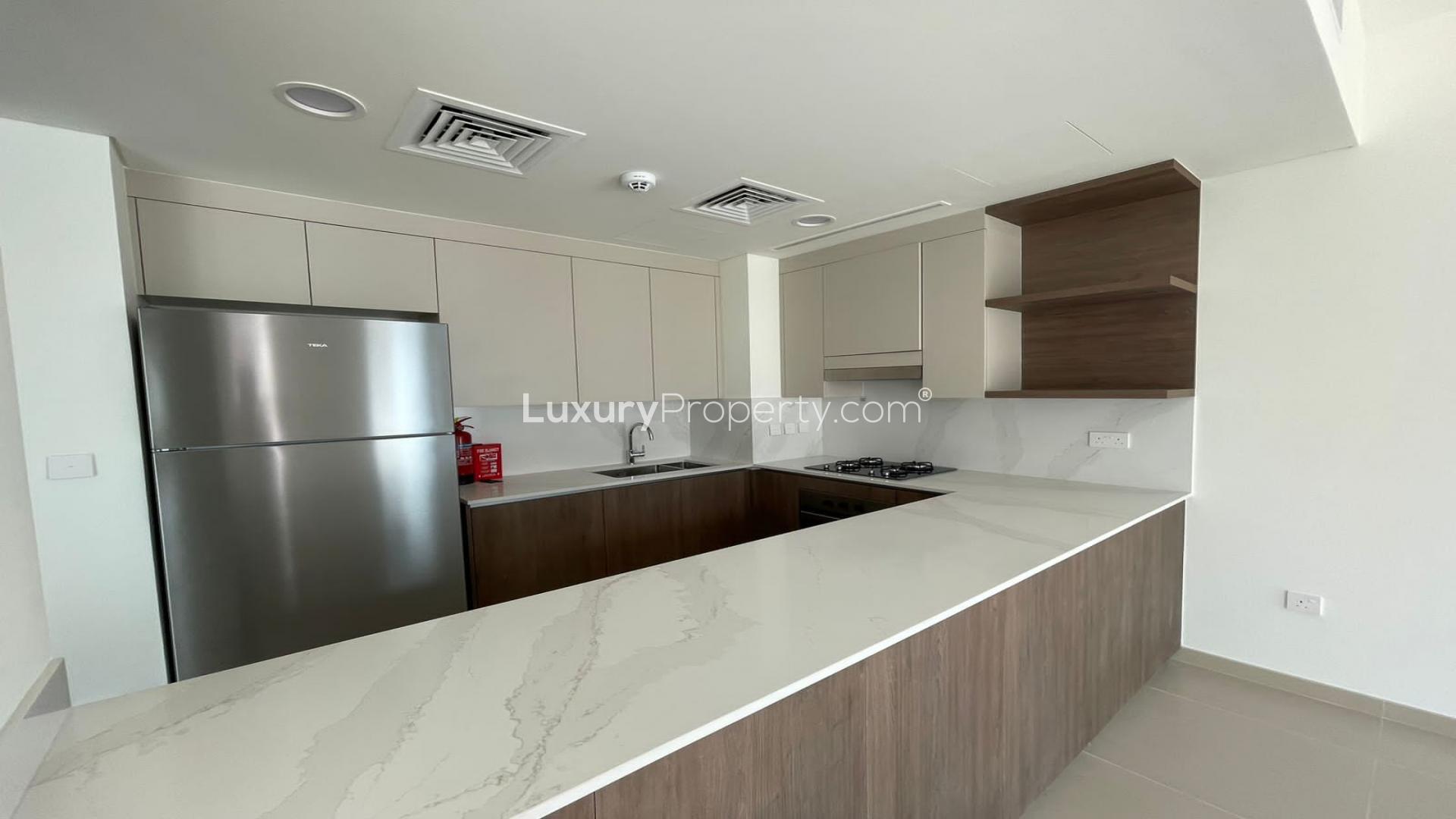 Brand new villa kitchen and living area, Tilal Al Ghaf, Elan community