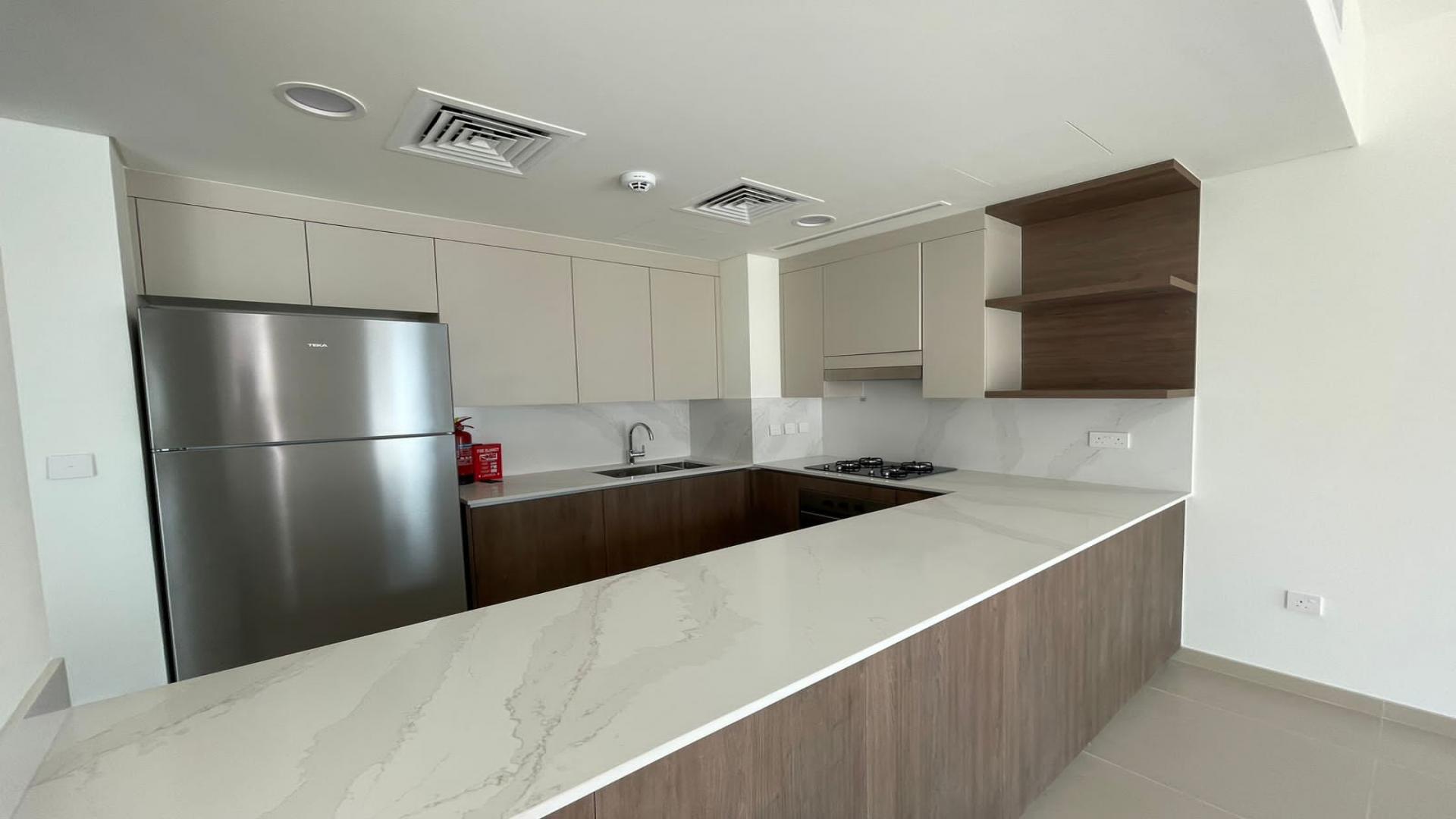 Brand new villa kitchen and living area, Tilal Al Ghaf, Elan community