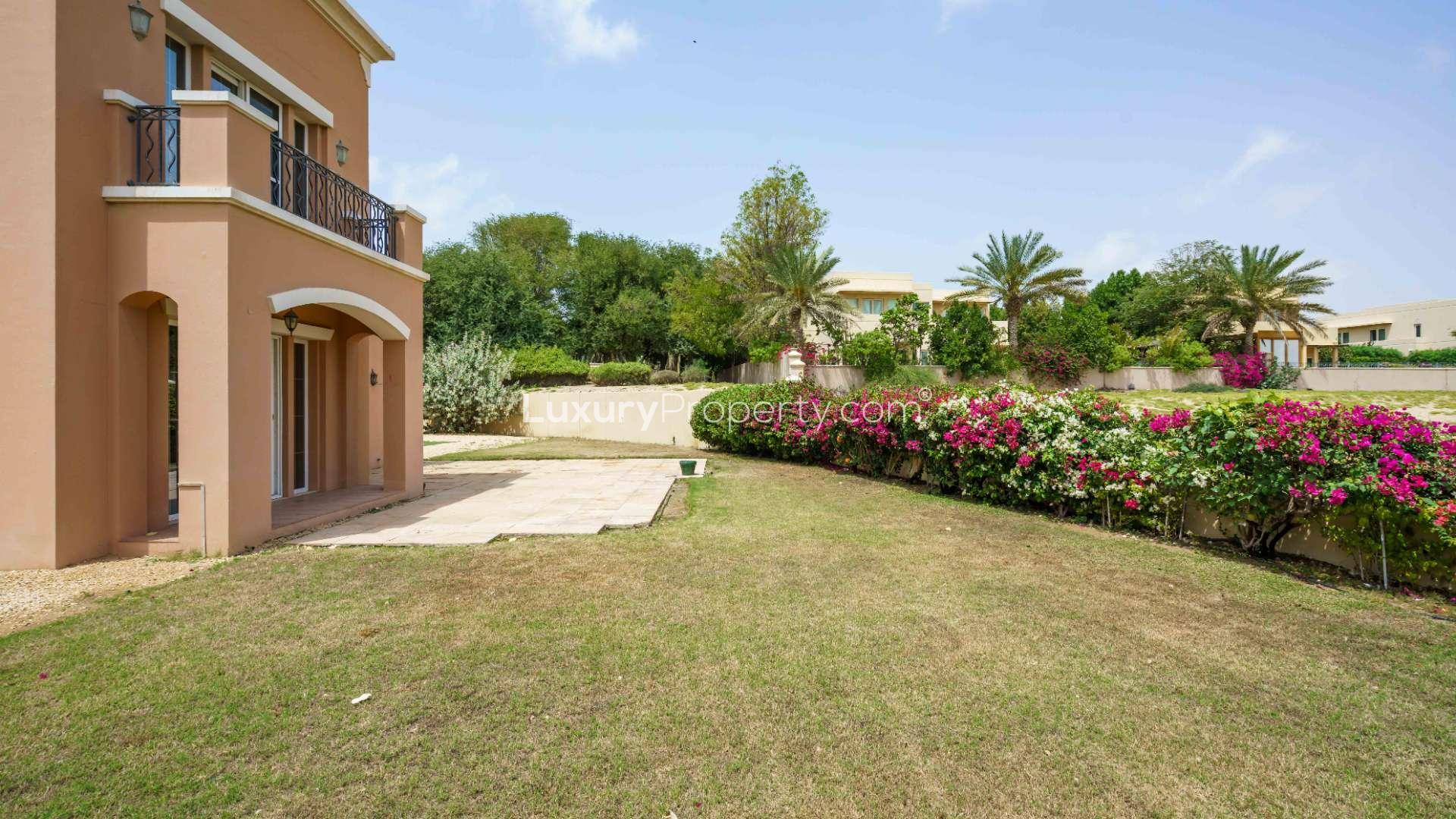 Single row villa with spacious lawn in Mirador La Coleccion, Arabian Ranches for rent