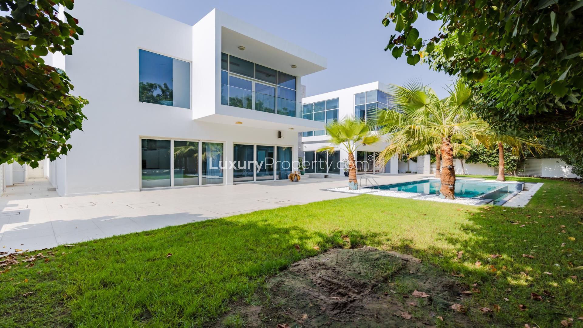 4 Bed Upgraded Vacant Nest Villa for Rent on Expansive Plot in Al Barari