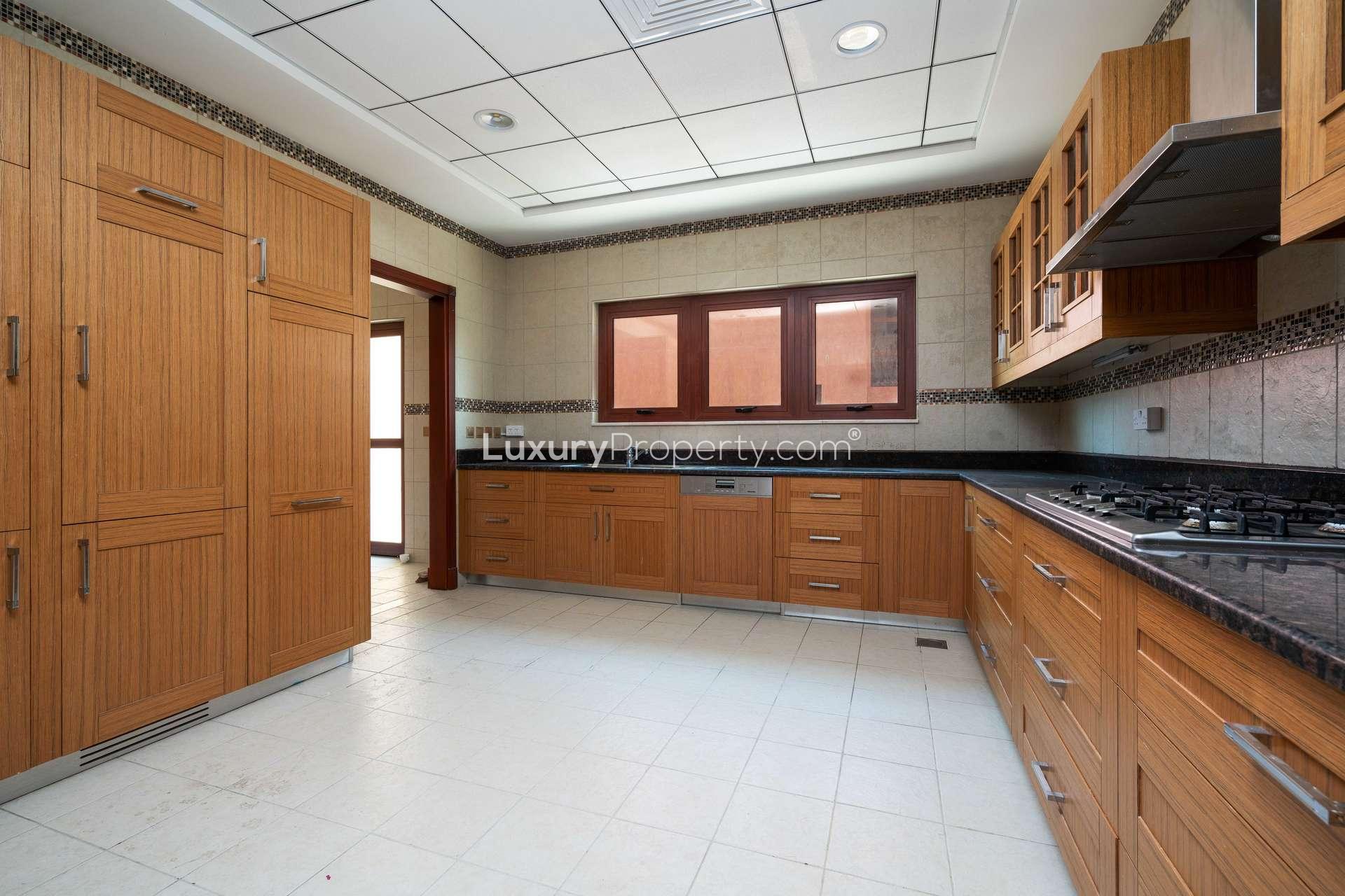 Stunning 4-bedroom villa exterior in Orange Lake, Jumeirah Golf Estates, available for rent
