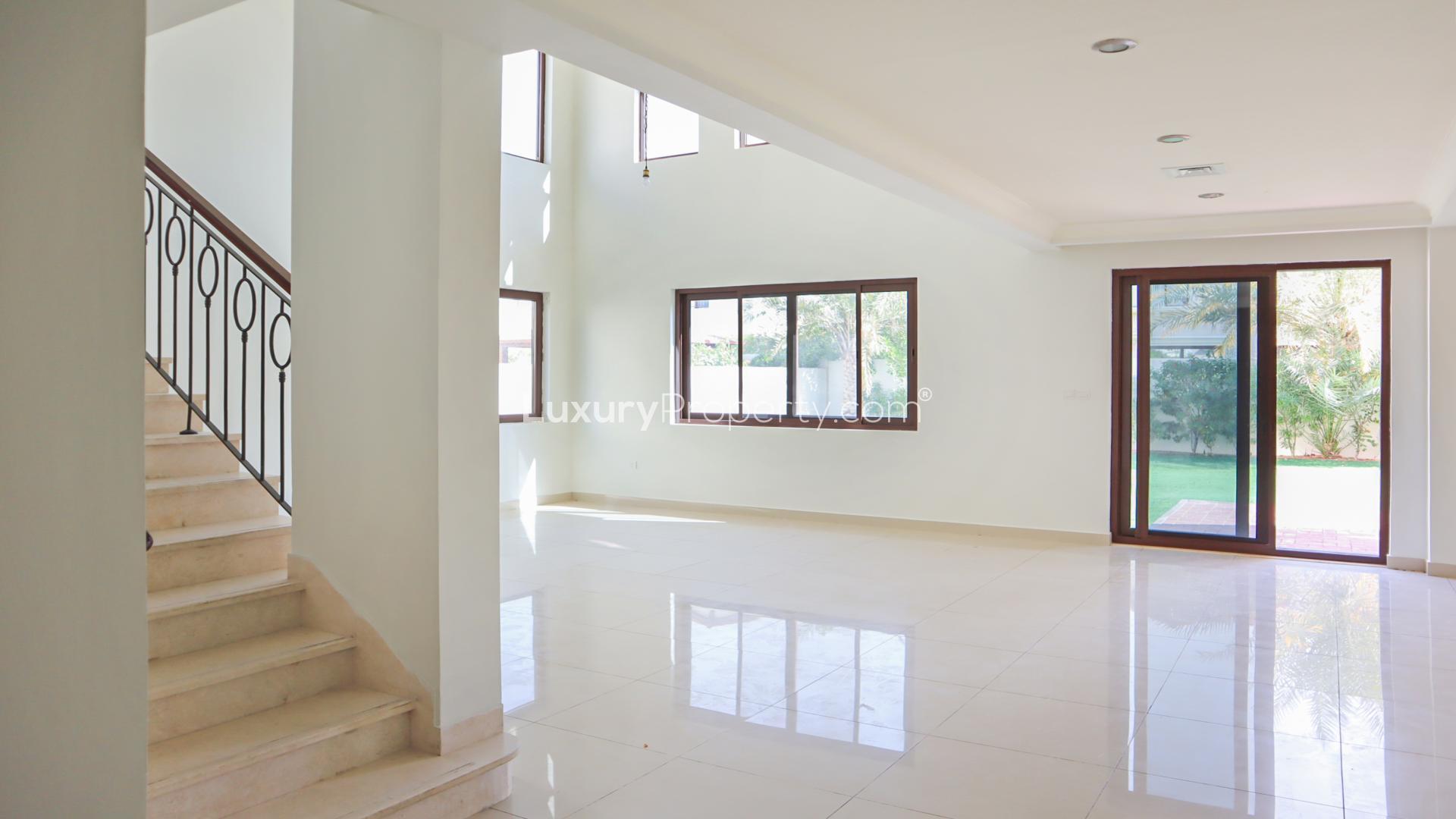 Spacious 4-bedroom villa exterior in Arabian Ranches 2, Rasha, available for rent