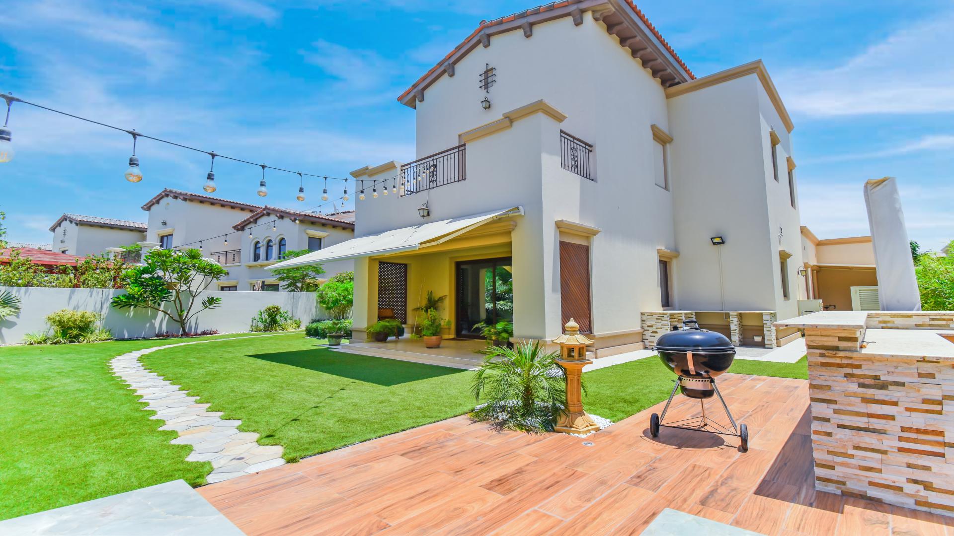 Beautiful four-bedroom villa with landscaped garden in Rasha, Arabian Ranches 2, available for rent