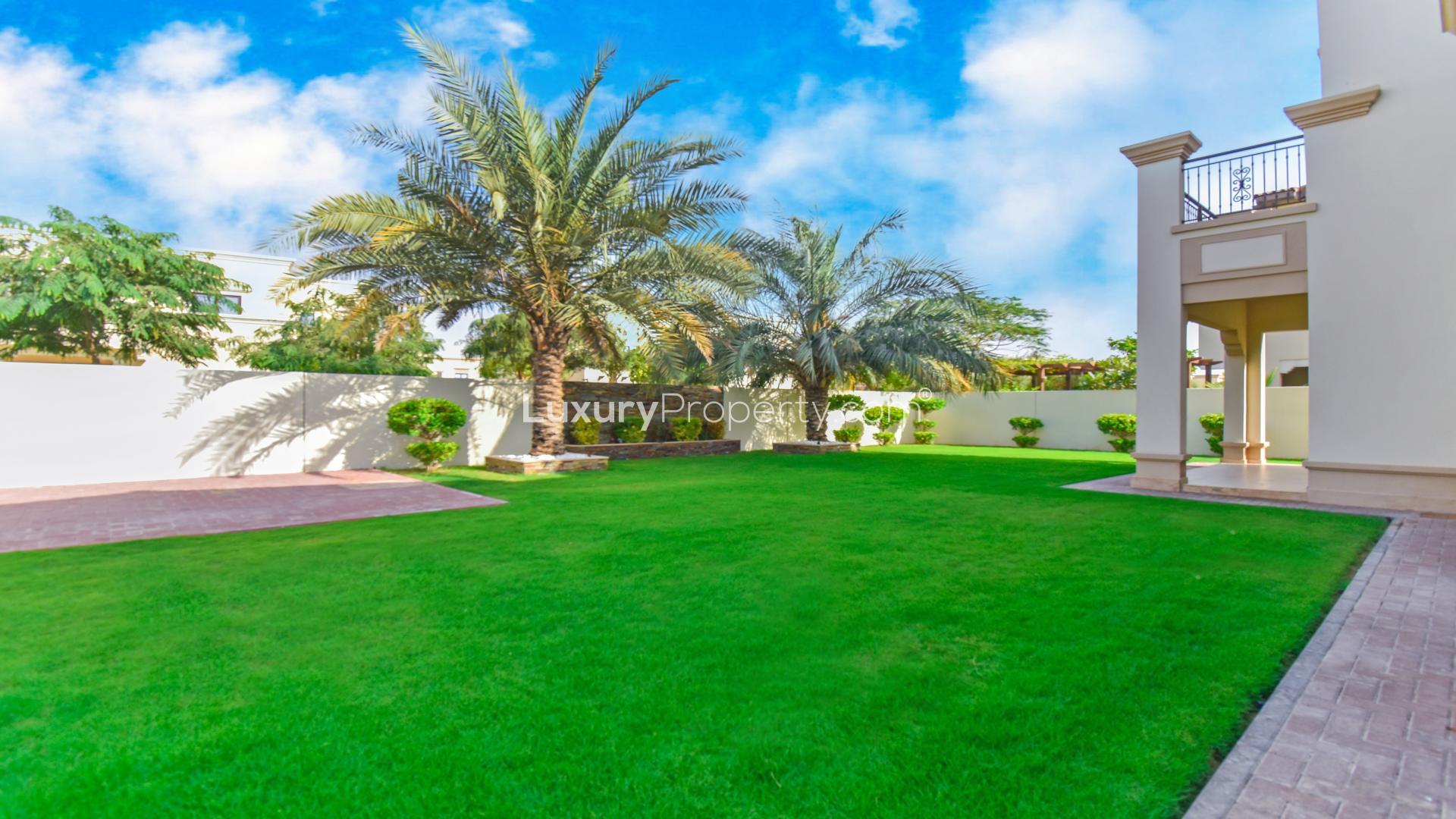 Spacious living area in 4-bedroom villa for rent, Rasha, Arabian Ranches 2