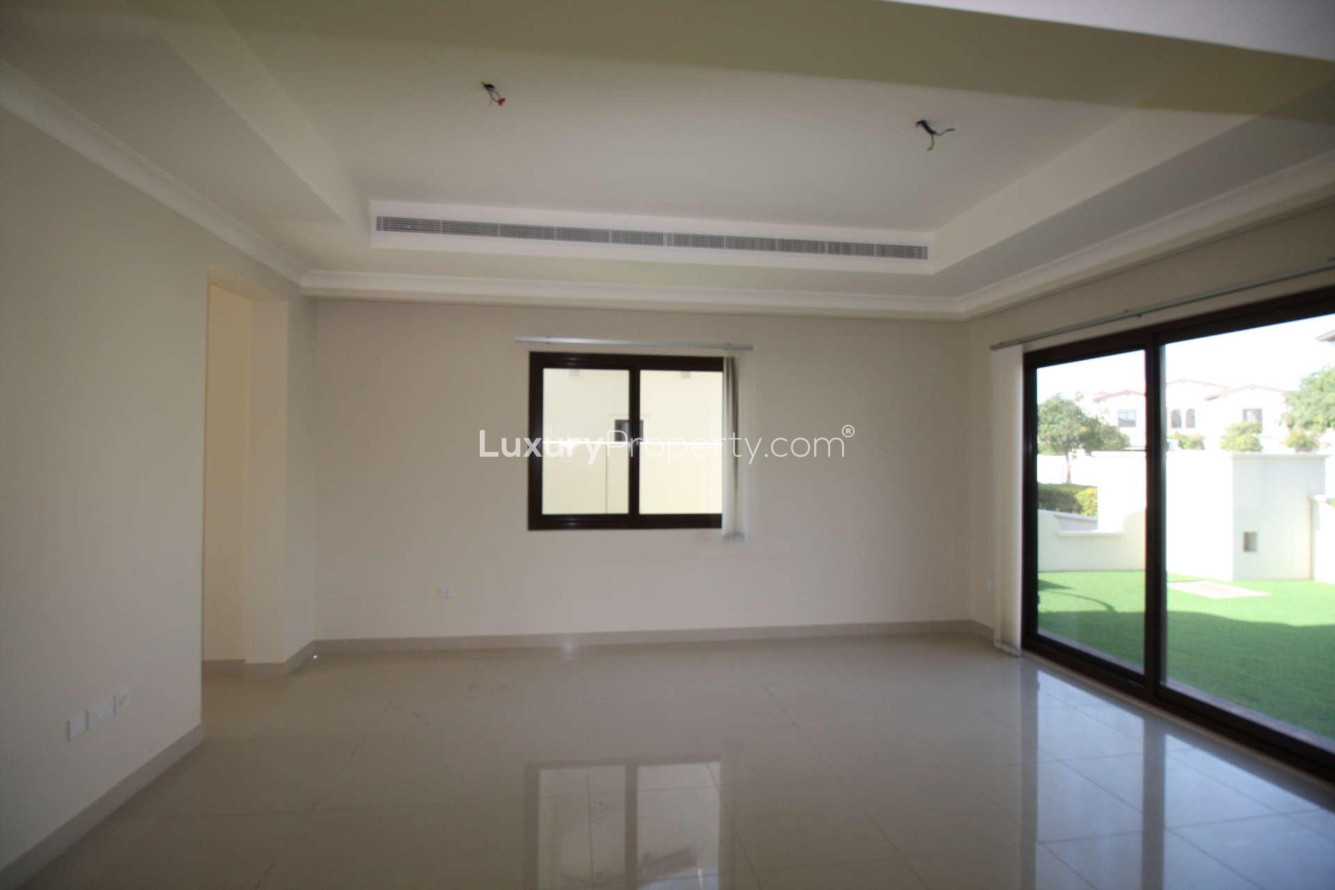 Spacious living area in 4-bedroom villa, Rasha, Arabian Ranches 2, available for rent