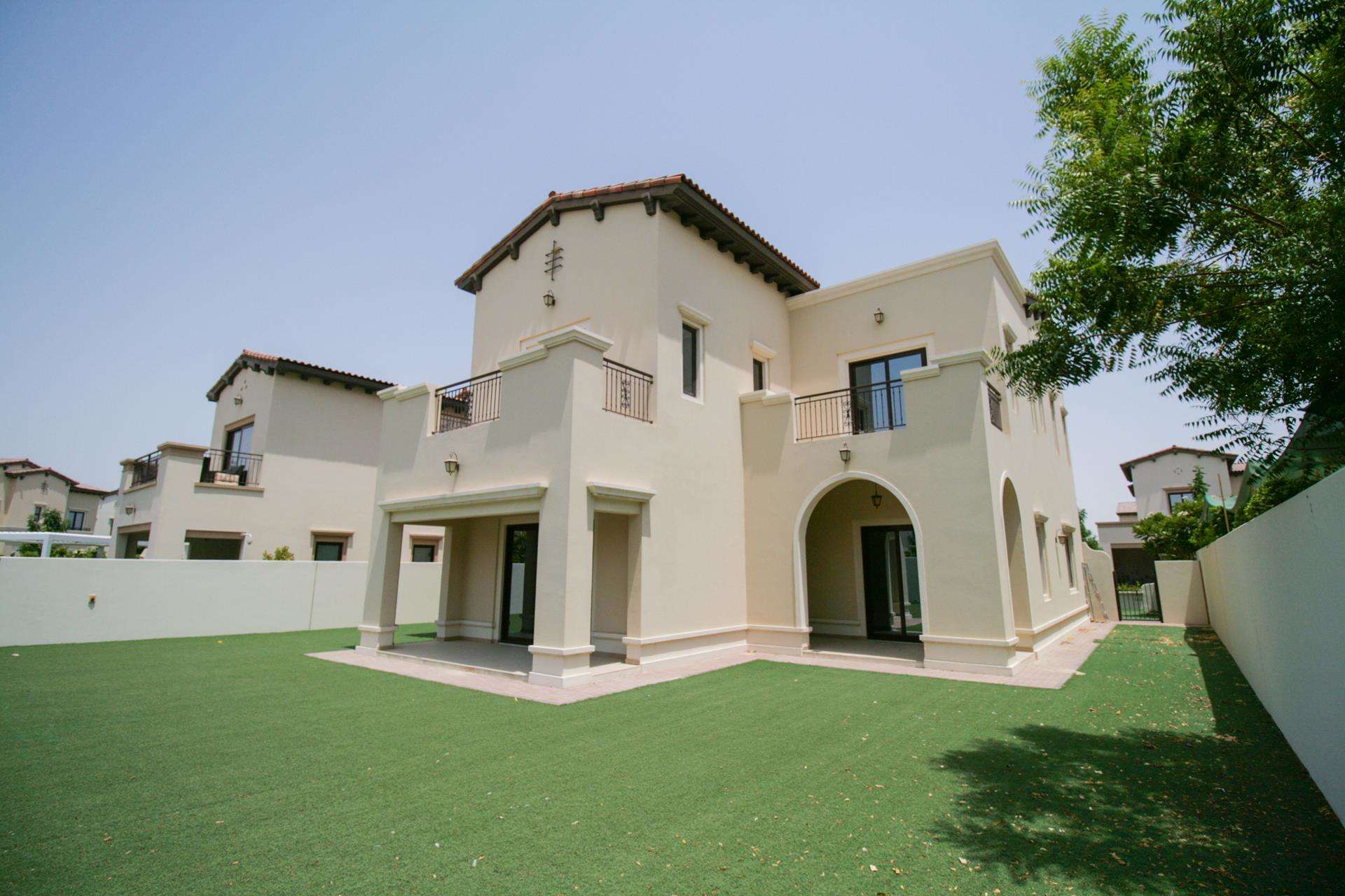 N/A,Spacious 4-bedroom villa with garden, Rasha, Arabian Ranches 2, available for rent