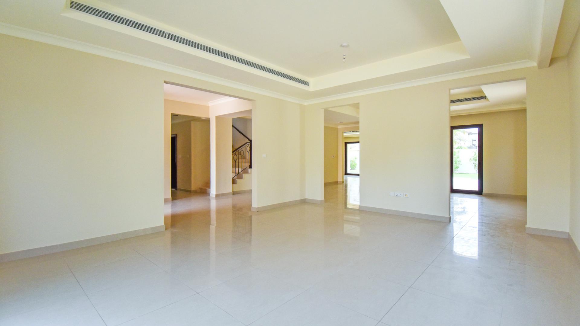 Spacious living area in Type 1 villa, Arabian Ranches 2, Rosa, available for rent