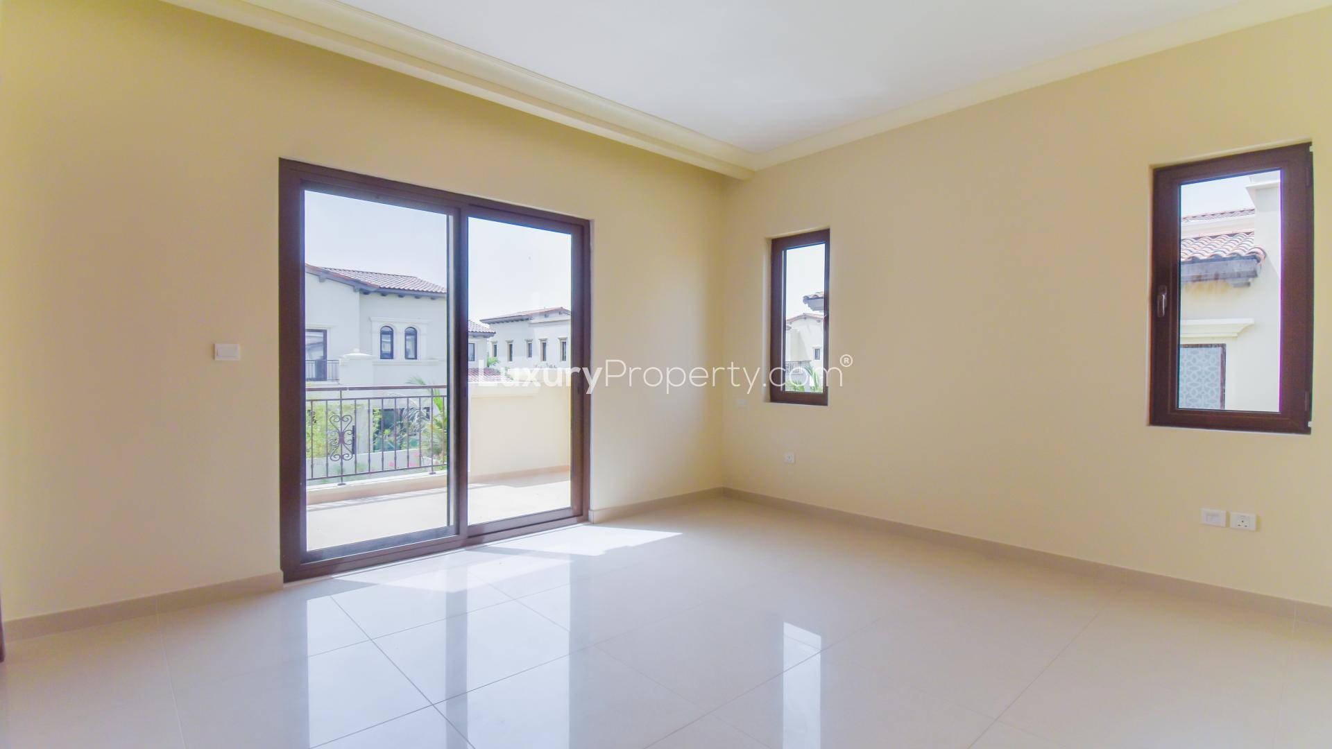 Bright living area in Type 1 Villa, Arabian Ranches 2, Rosa community, available for rent