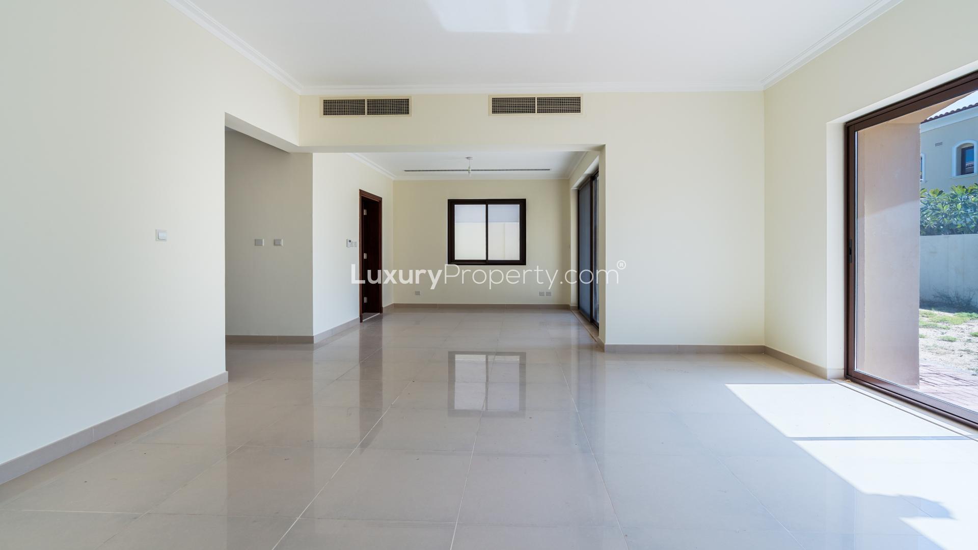 Luxurious 5-bedroom villa exterior in Samara, Arabian Ranches 2, available for rent