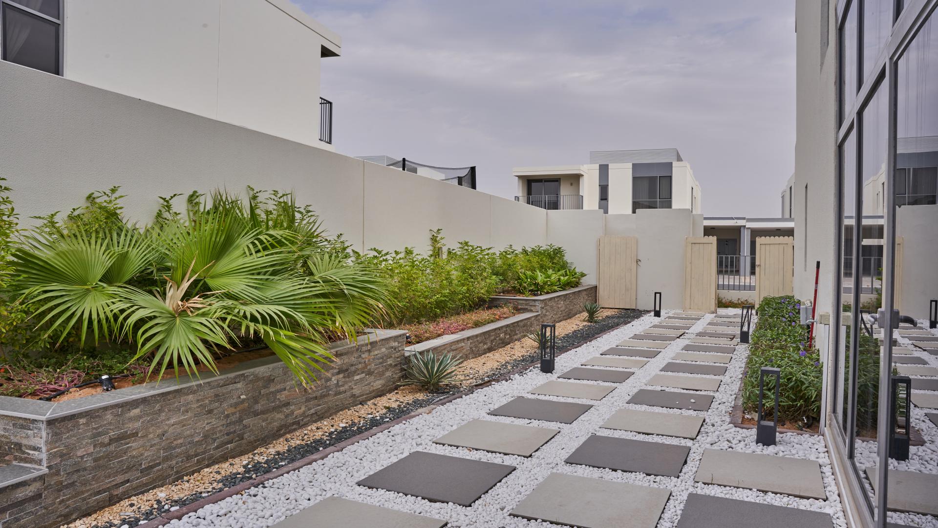 Upgraded 4-bedroom villa exterior in Sidra Villas, Dubai Hills Estate for rent