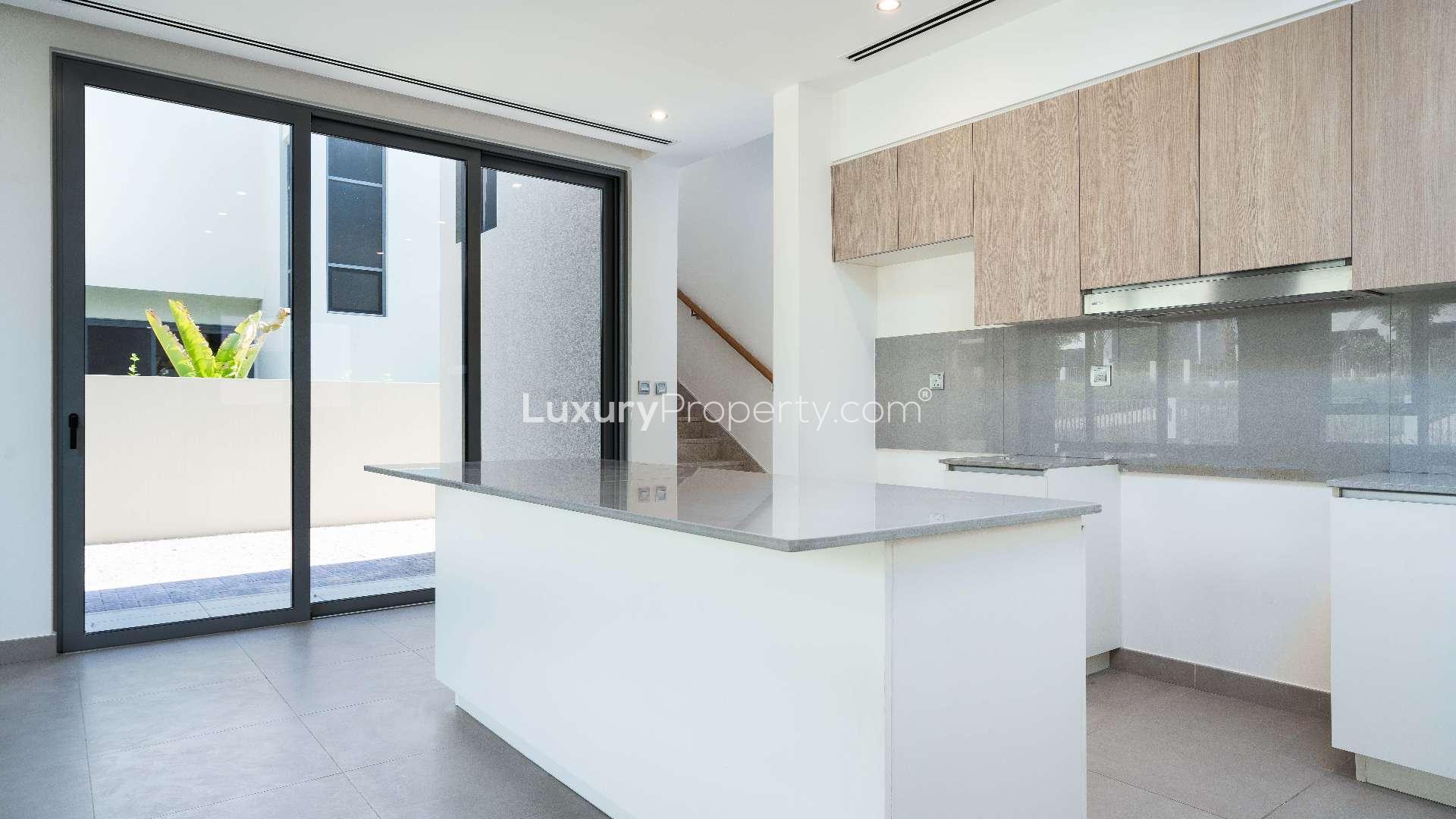 Corner villa with landscaped garden in Sidra, Dubai Hills Estate, available for rent