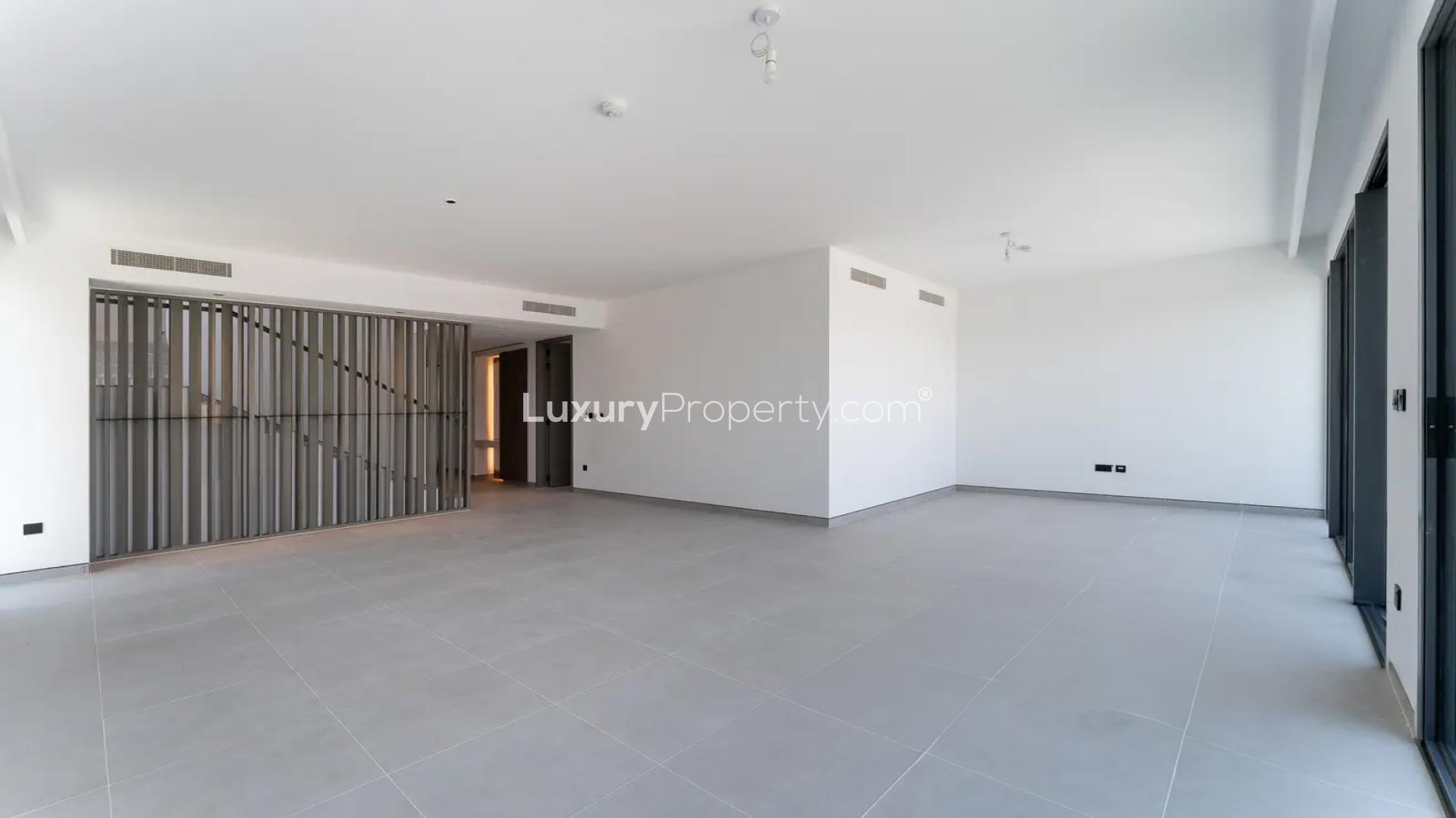 Contemporary villa with garden in Tilal Al Ghaf's Harmony community, available for rent