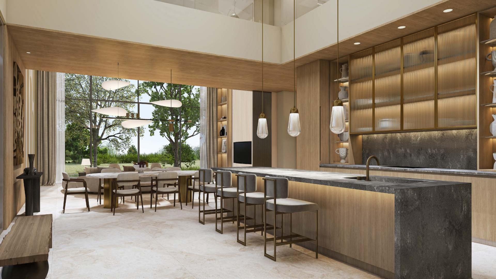 French-inspired villa in Tilal Al Ghaf, Plagette32, with modern design and lush surroundings