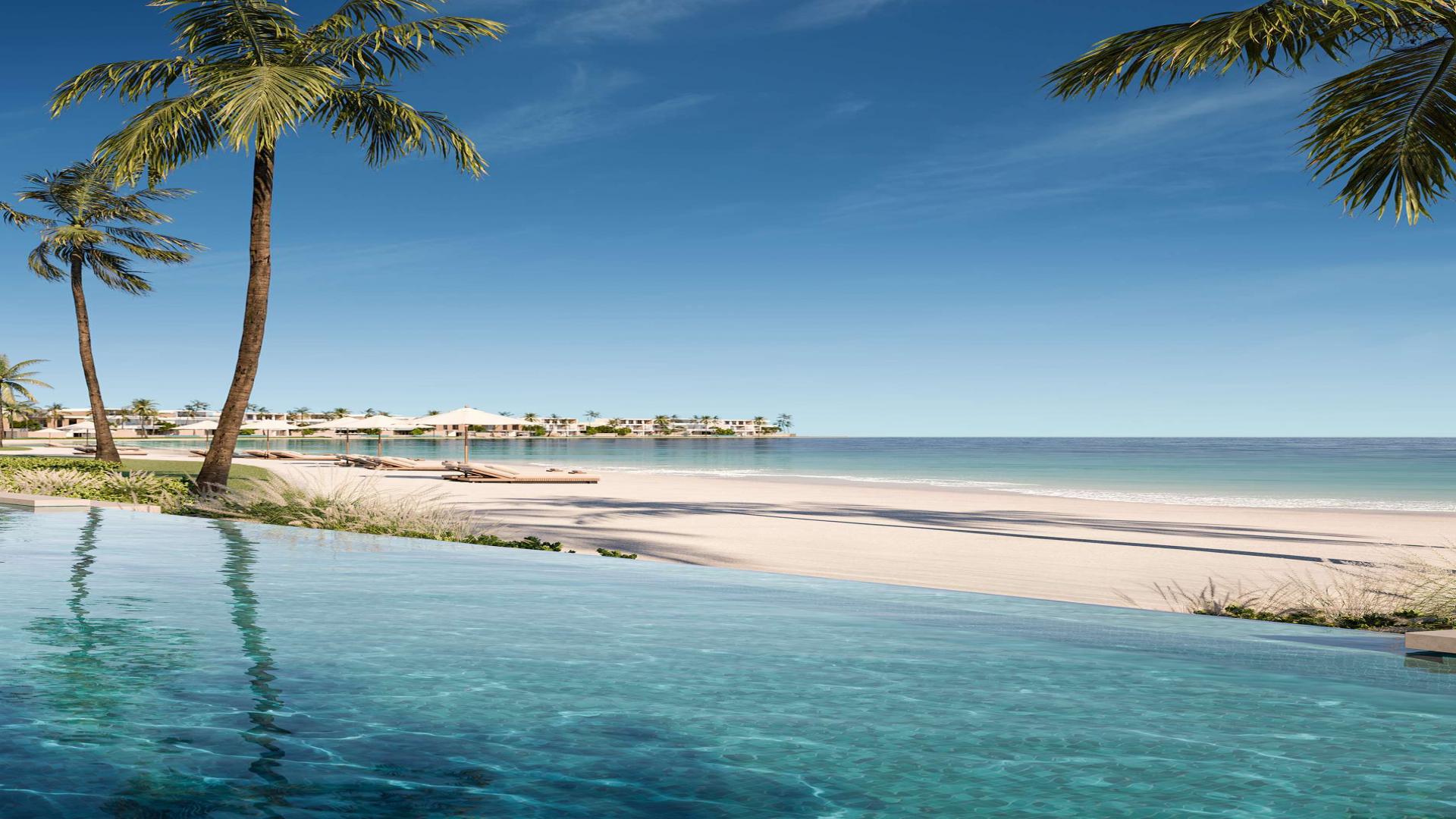 Exterior view of Bay Villas 4-bedroom semi-detached home for sale in Dubai Islands