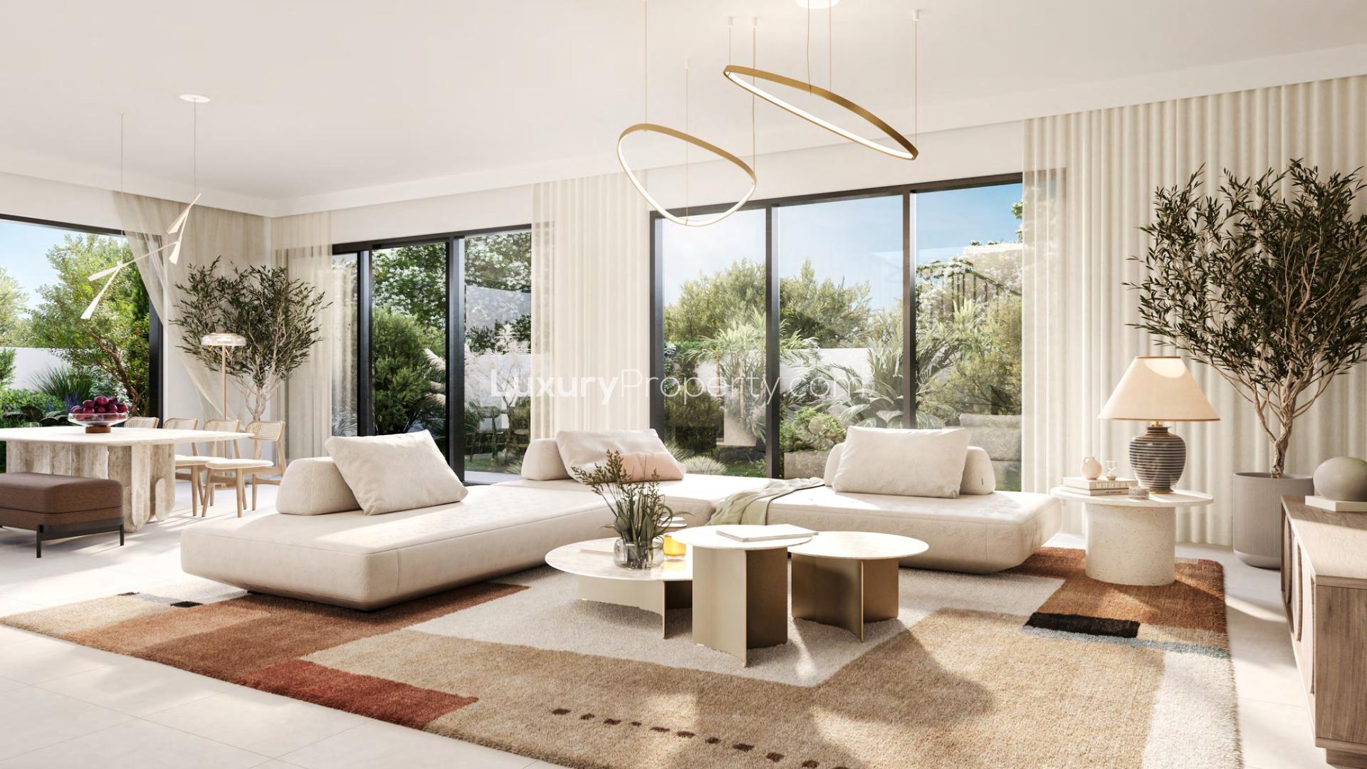 Elegant villa with private pool and garden in Emaar South's Golf Lane community