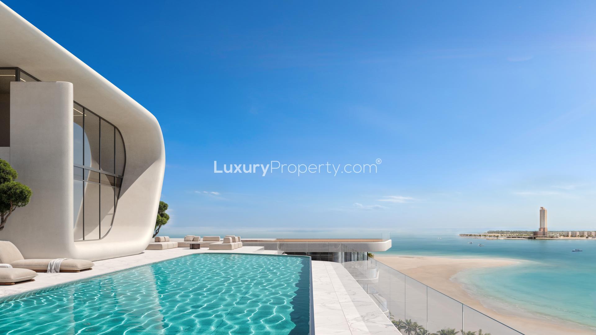 Aston Martin Villa in the Sky, Al Marjan Island, luxury oceanview architecture