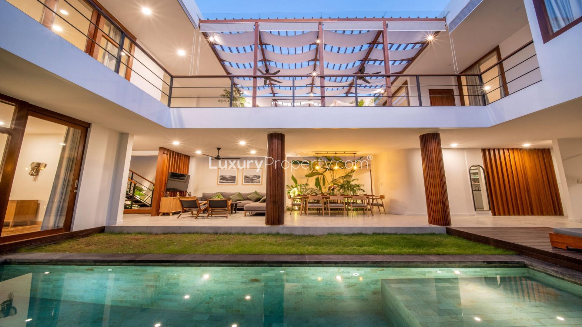 Luxury Berawa villa with pool and lush garden, perfect for sale in Bali