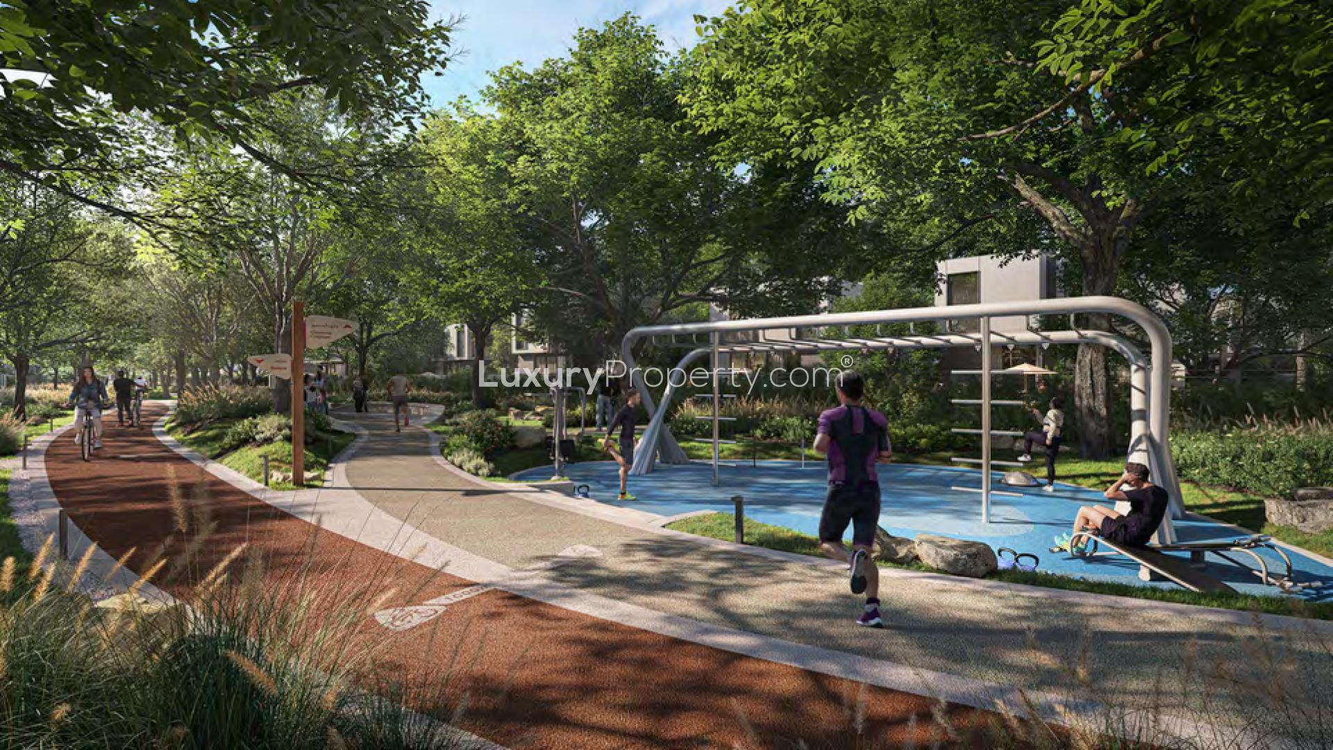 Four-bedroom villa with pool and garden in Athlon Dubailand for sale