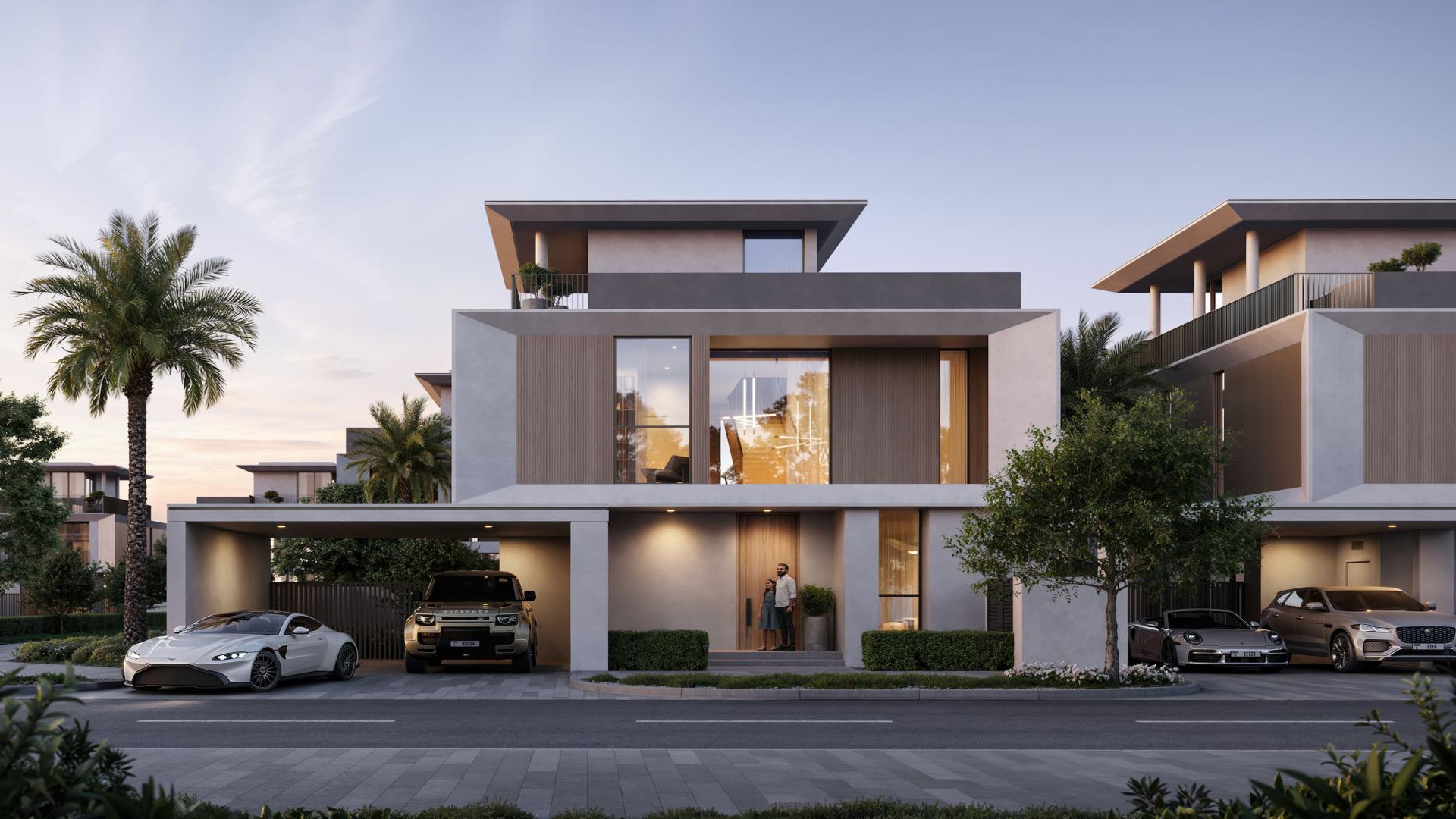 Aerial view of Grand Polo Club Resort with lush greenery and central water feature