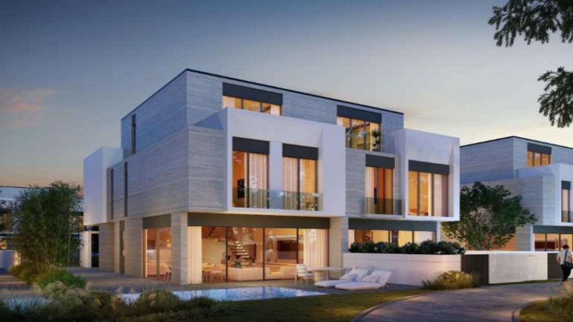 Modern 4-bedroom villa in Dar Global Villas, Jumeirah Golf Estates, for sale