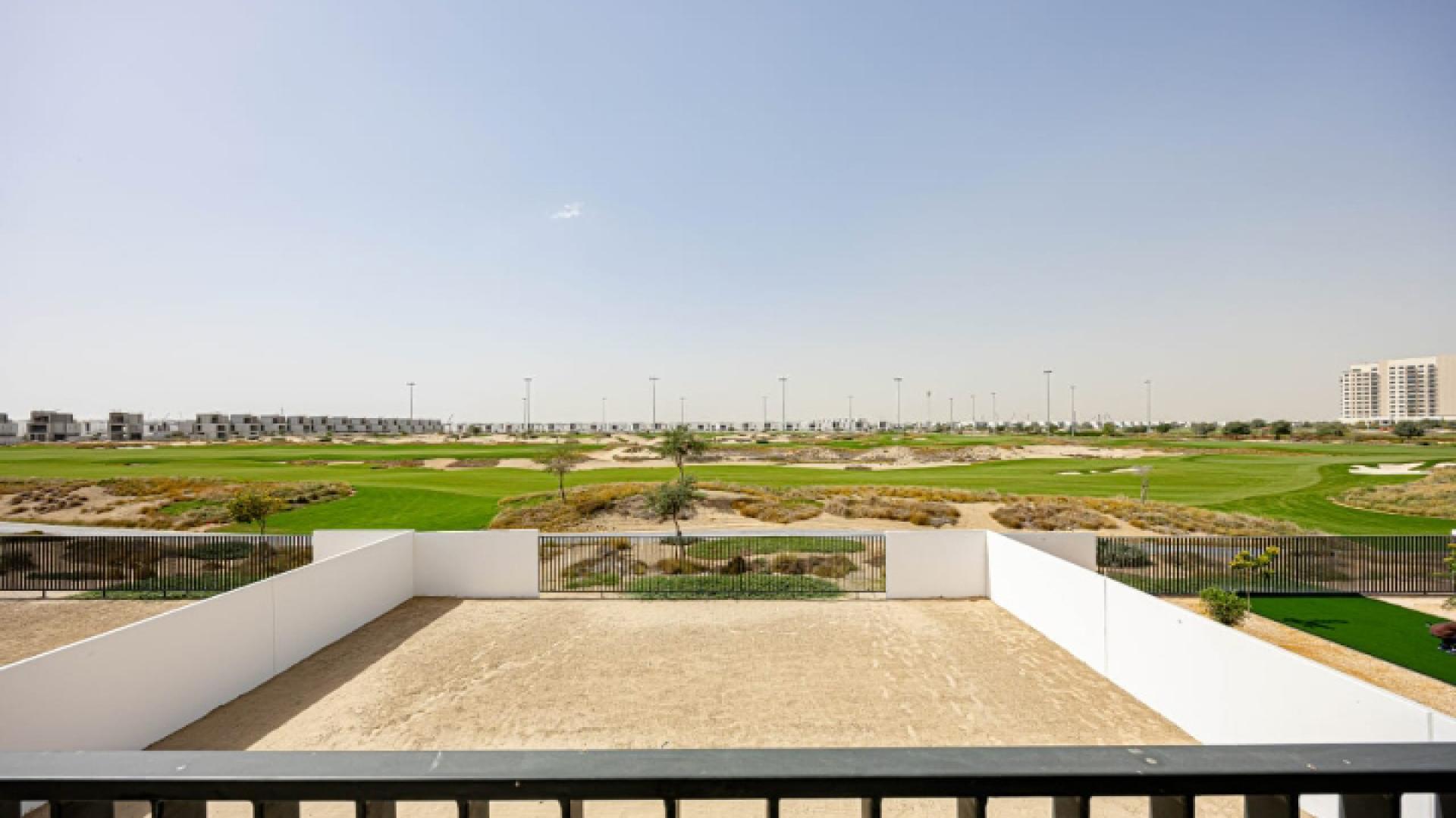 Luxury 4-bedroom villa for sale in Fairway Villas, Dubai South, single row view
