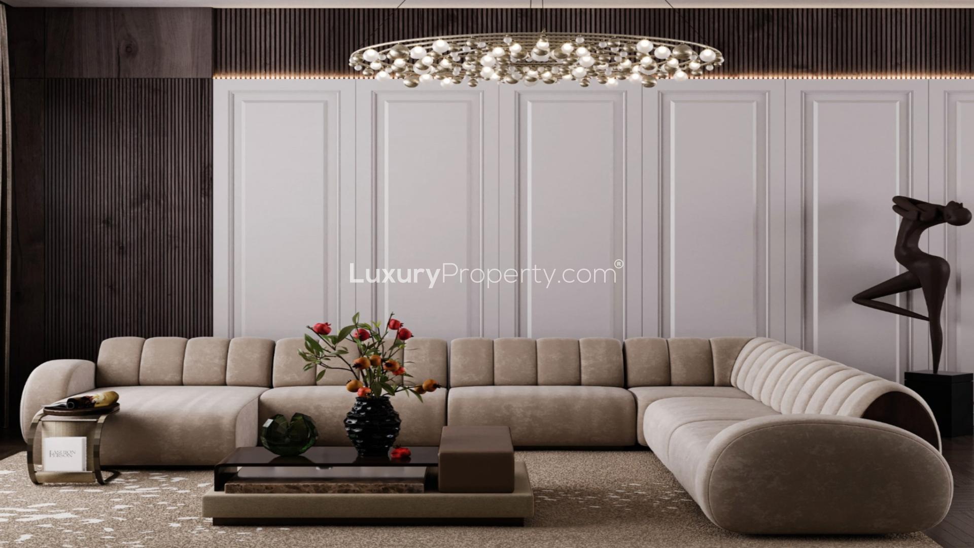 Upgraded villa with pool and garden in Jumeirah Islands, Cluster 27, for sale