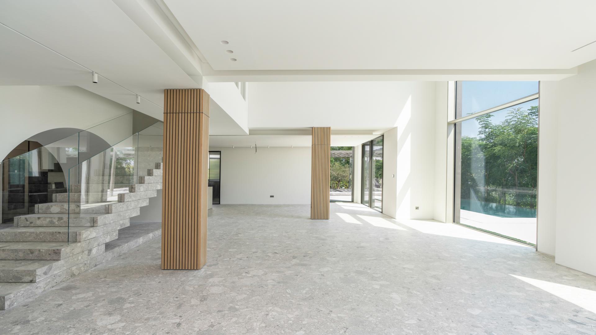 Fully renovated villa exterior with pool, premium finishes, Jumeirah Islands, Islamic Clusters