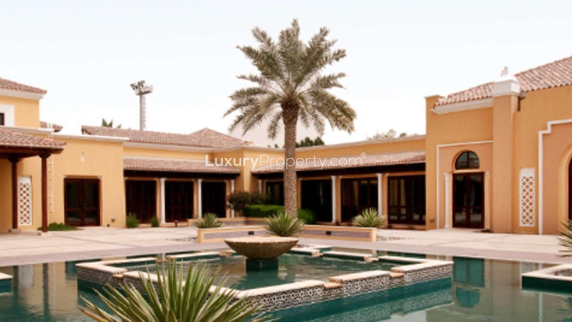 Elegant living room and kitchen in four-bedroom villa, Aseel, Arabian Ranches 2