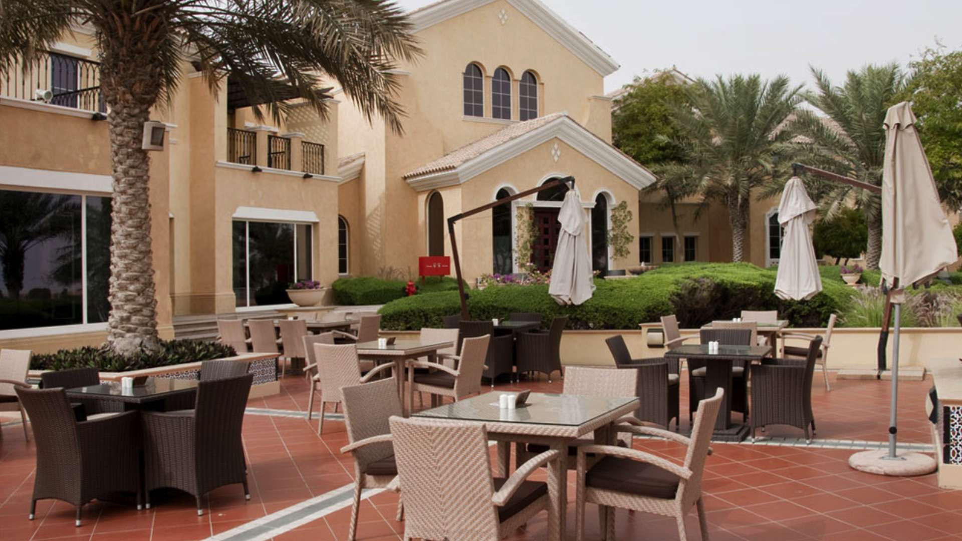 Charming villa exterior with pool in Aseel, Arabian Ranches 2, four bedrooms, for sale