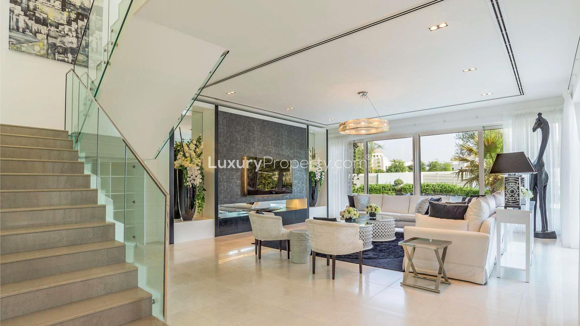 Modern 4-bedroom villa with pool in The Nest, Al Barari. Ideal for investors