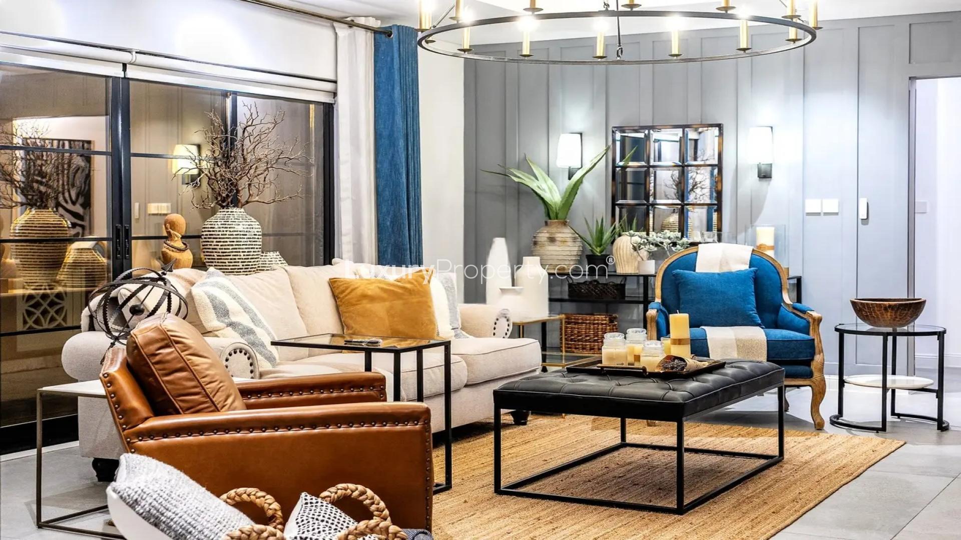 Elegant living room in Al Furjan villa