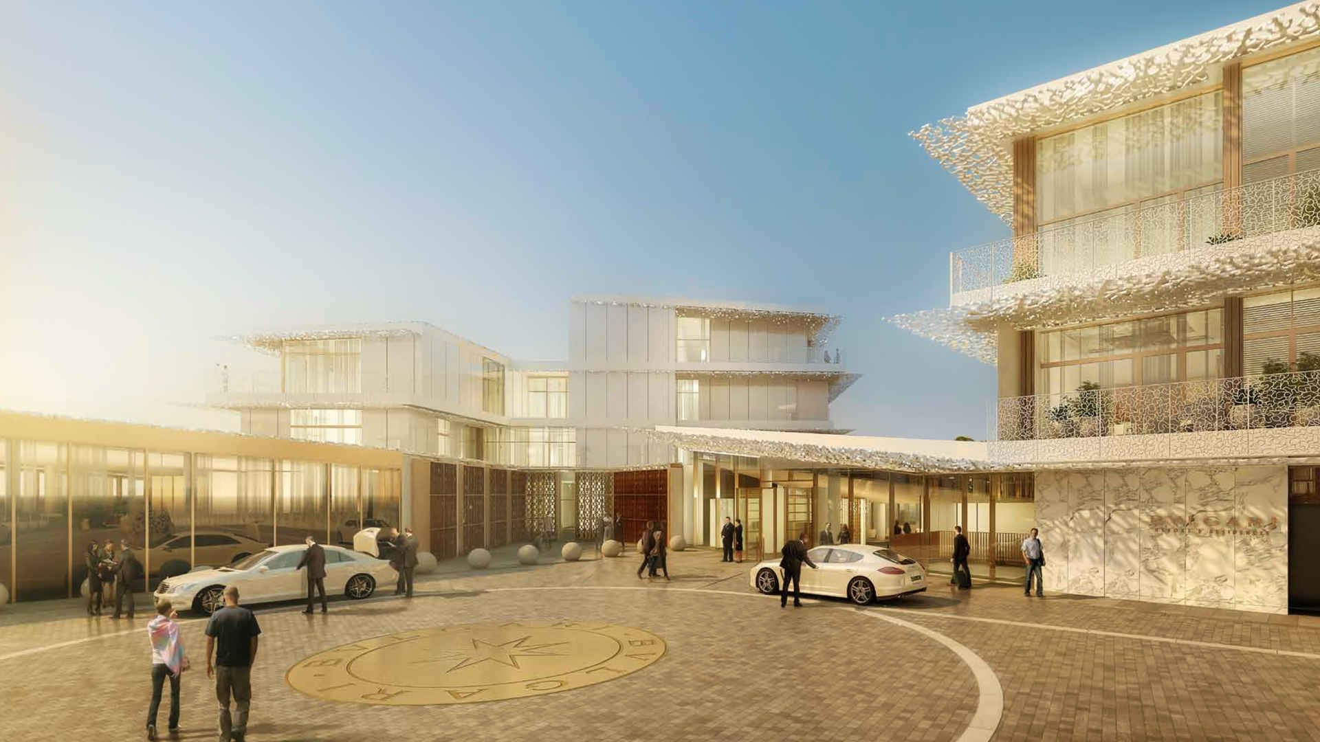 Entrance to Bulgari Resort & Residences, Jumeirah Bay Island Villa for Sale