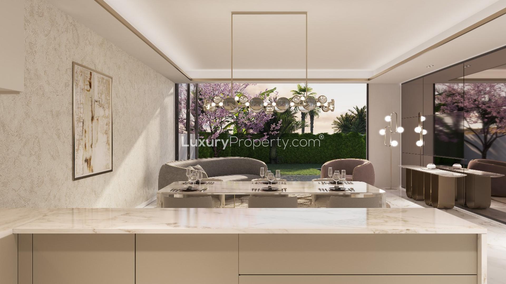 Luxurious living room in 4-bed villa, District 11, MBR City, modern decor, spacious design