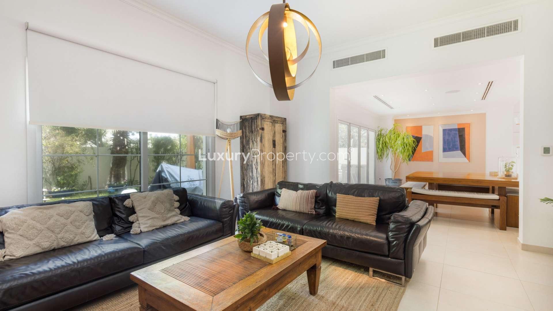 Modern kitchen in fully upgraded 4-bedroom villa for sale, The Lakes, Deema