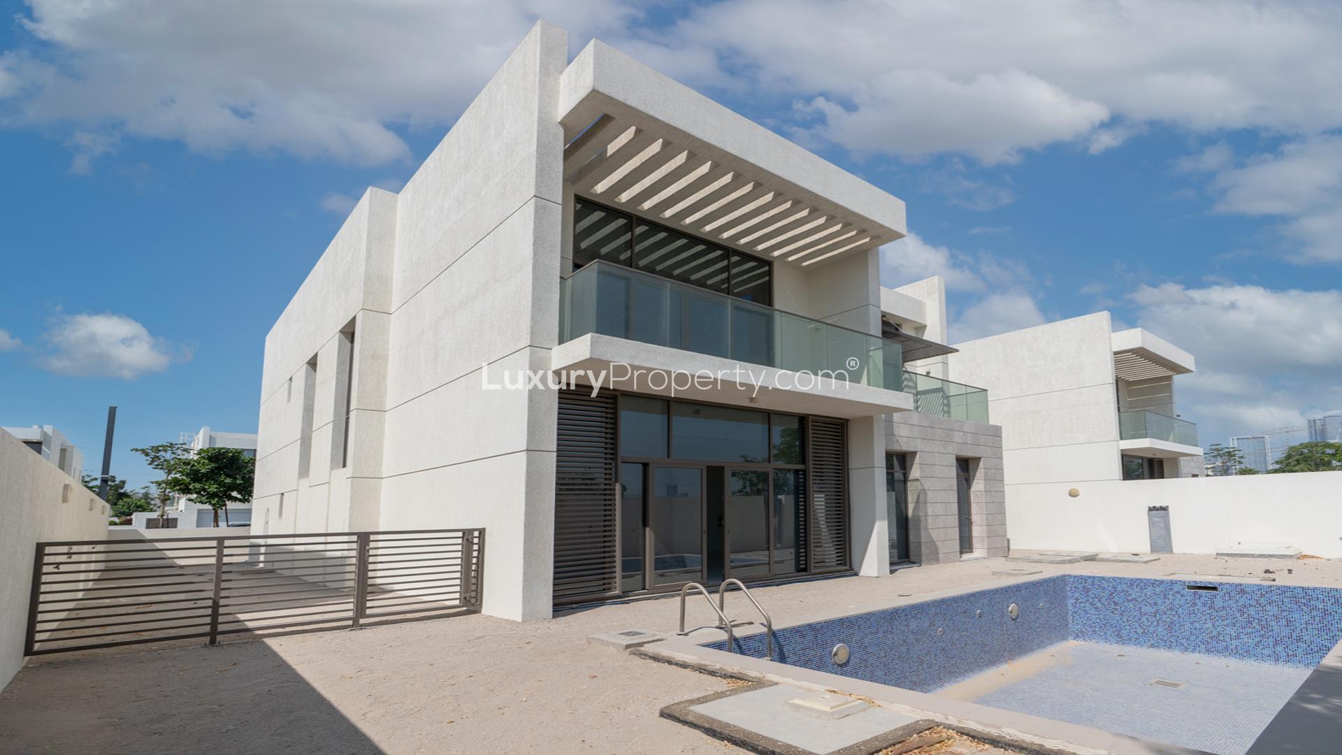 Modern 4-bedroom villa exterior in District One, Mohammed Bin Rashid City for sale
