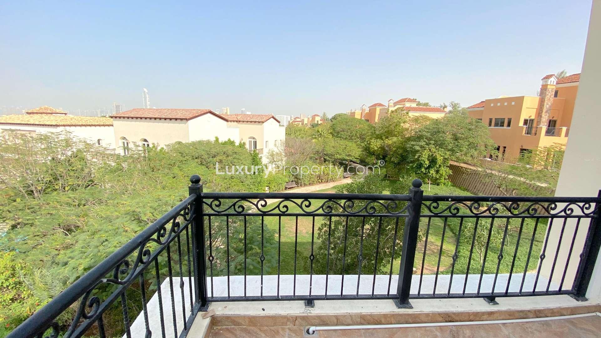 Custom detached villa with pool in Jumeirah Golf Estates, Earth community, for sale