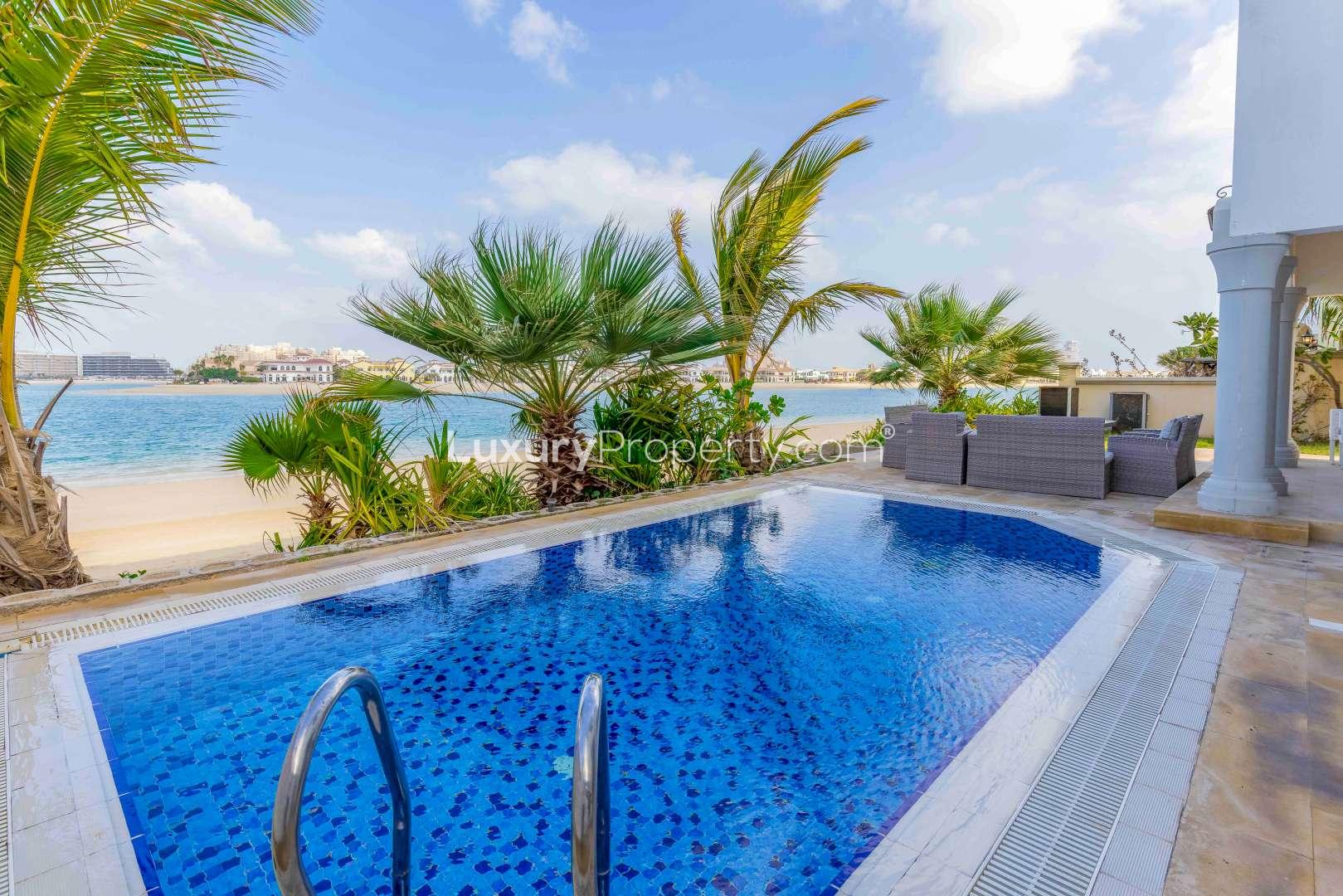 Luxury villa interior with elegant decor, Palm Jumeirah Garden Homes, for sale