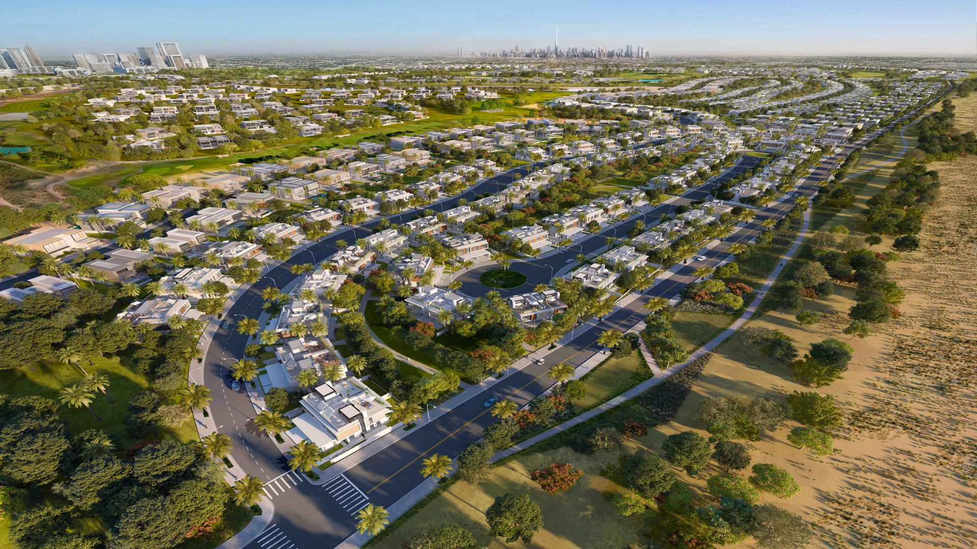 Stunning 4-bedroom villa in Dubai Hills Estate with modern design and lush surroundings