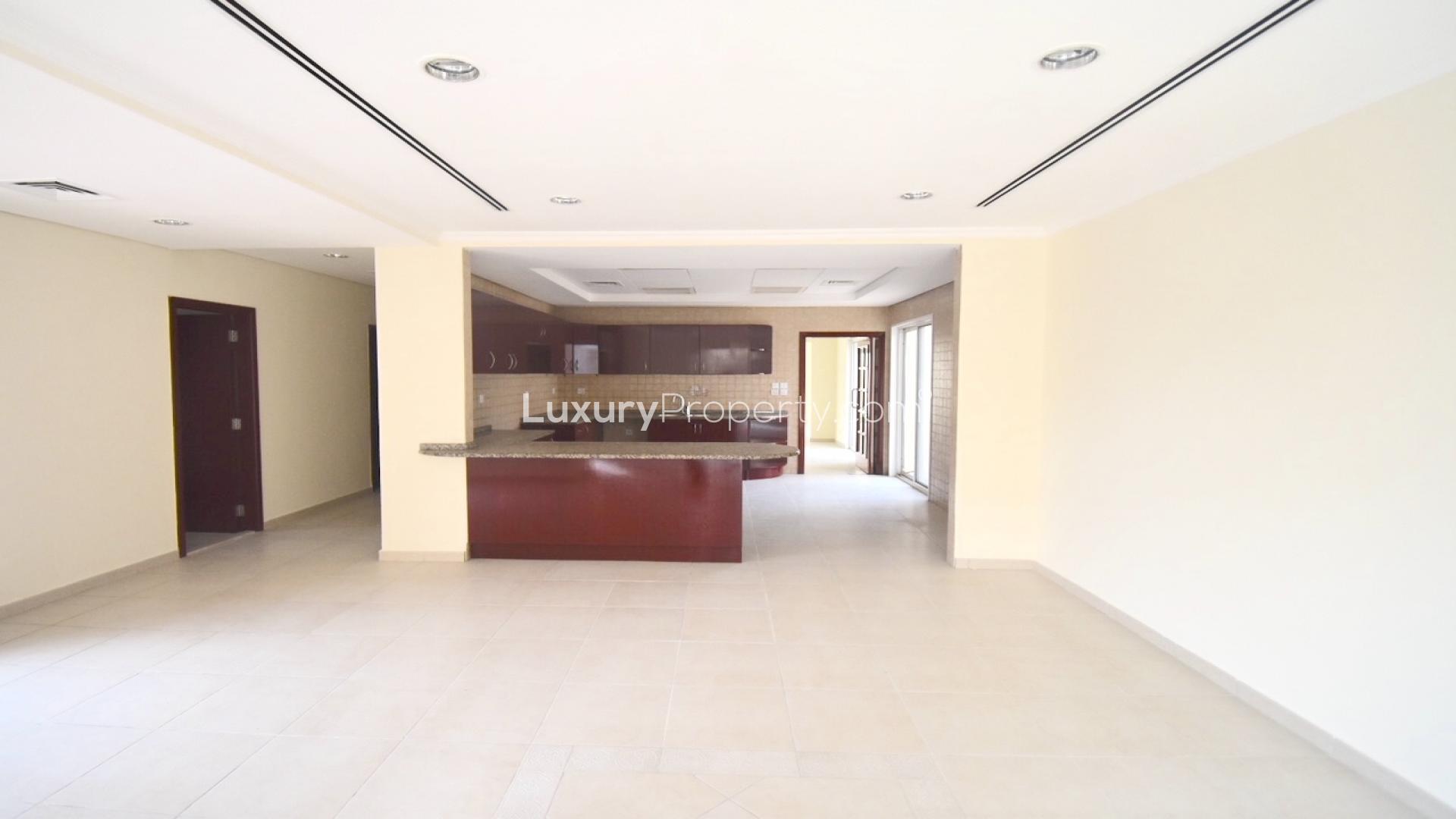 Spacious living room in 4-bedroom villa for sale, Green Community West