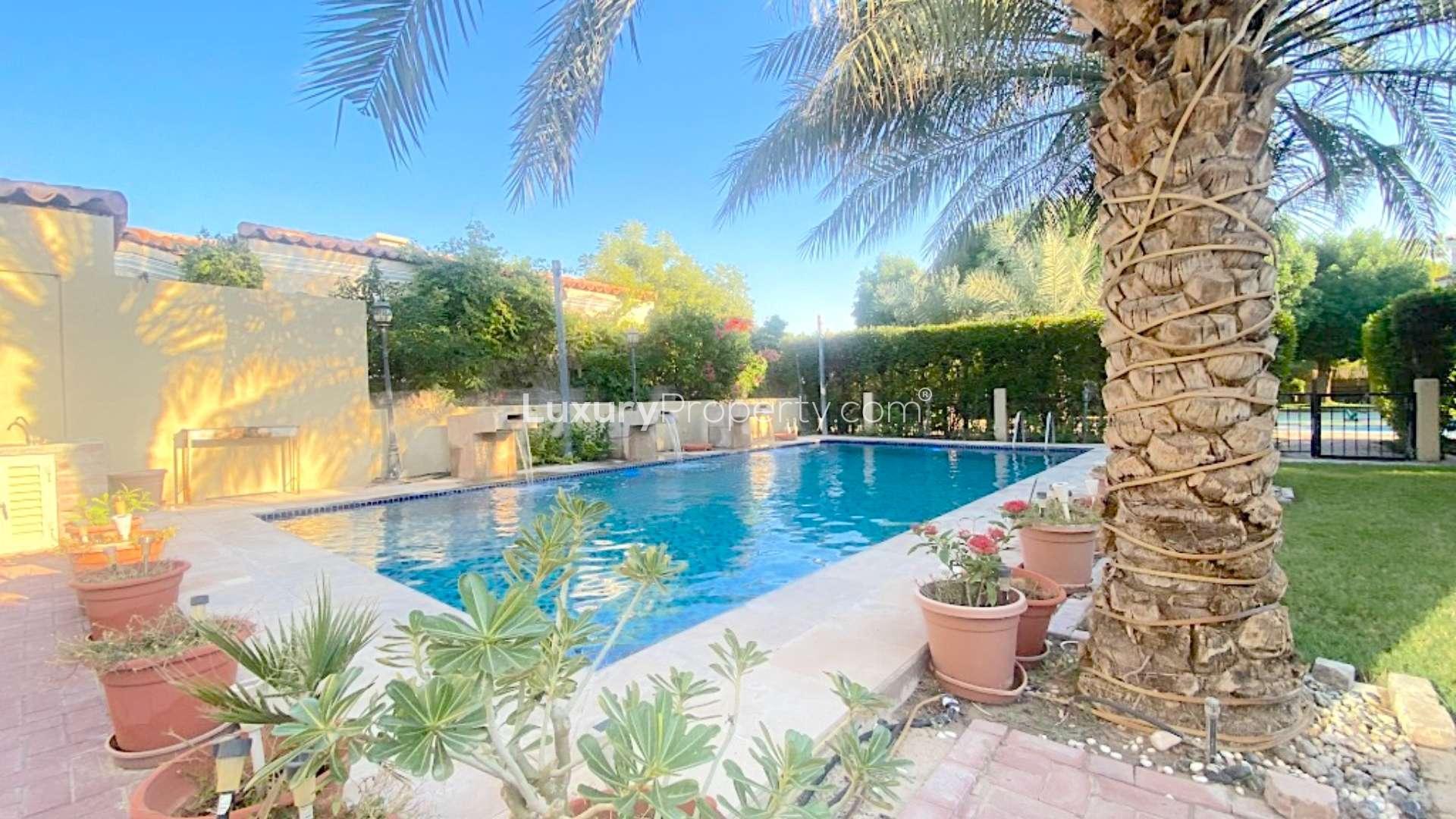 Private pool with lush garden in 4-bedroom villa, Green Community West