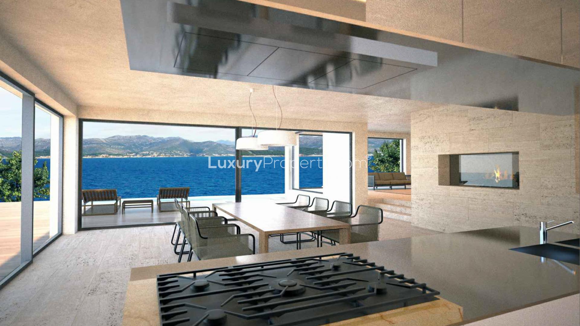 Beautiful island villa for sale on Kolocep Island near Dubrovnik, overlooking the sea