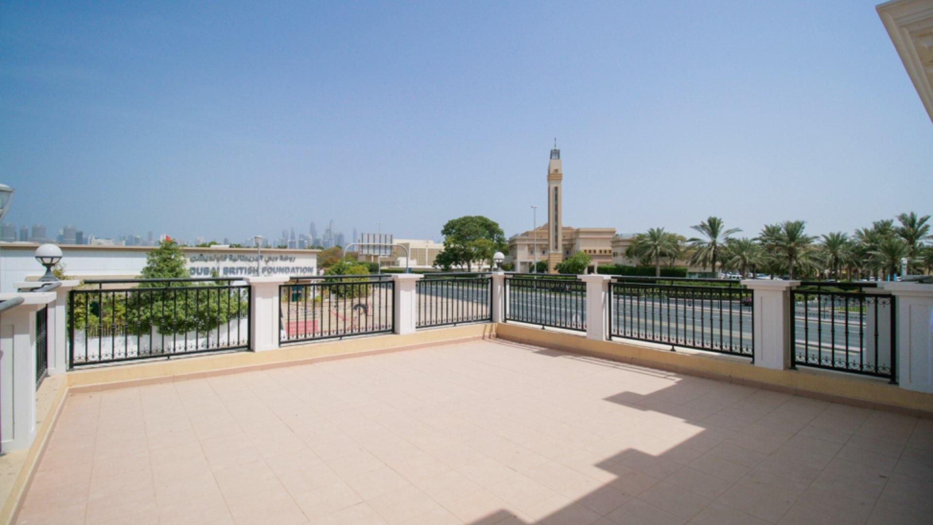 Spacious living room with large windows in Jumeirah Park Legacy Nova Villa