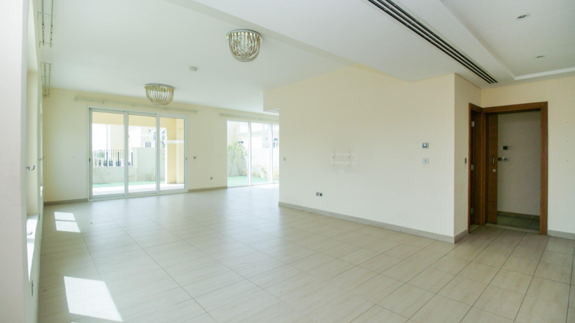 Spacious terrace view at Legacy Nova Villas, Jumeirah Park, offering urban skyline and greenery