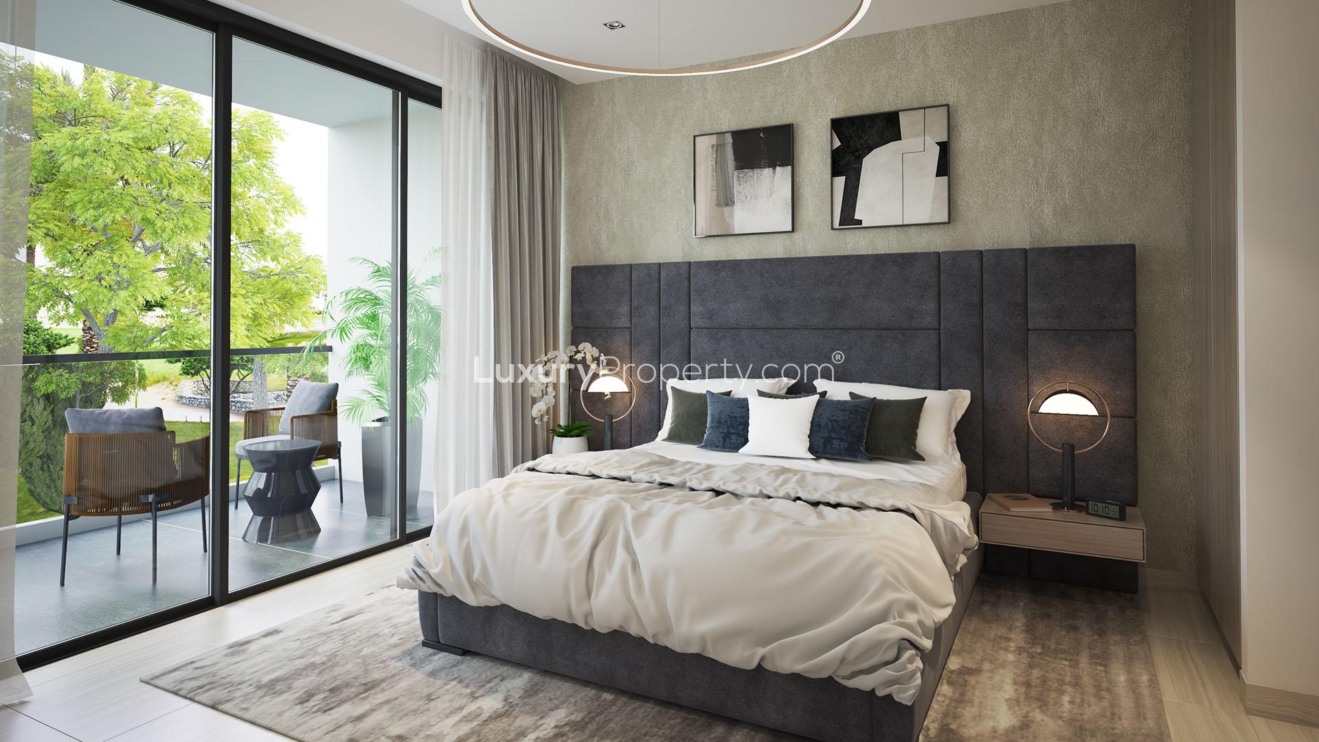 Modern living and dining area in four-bedroom villa, Damac Hills, Legend Villas