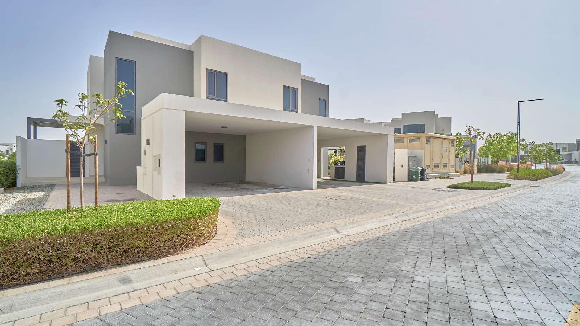 4-bedroom villa exterior in Dubai Hills Estate, Maple community, single row, park views